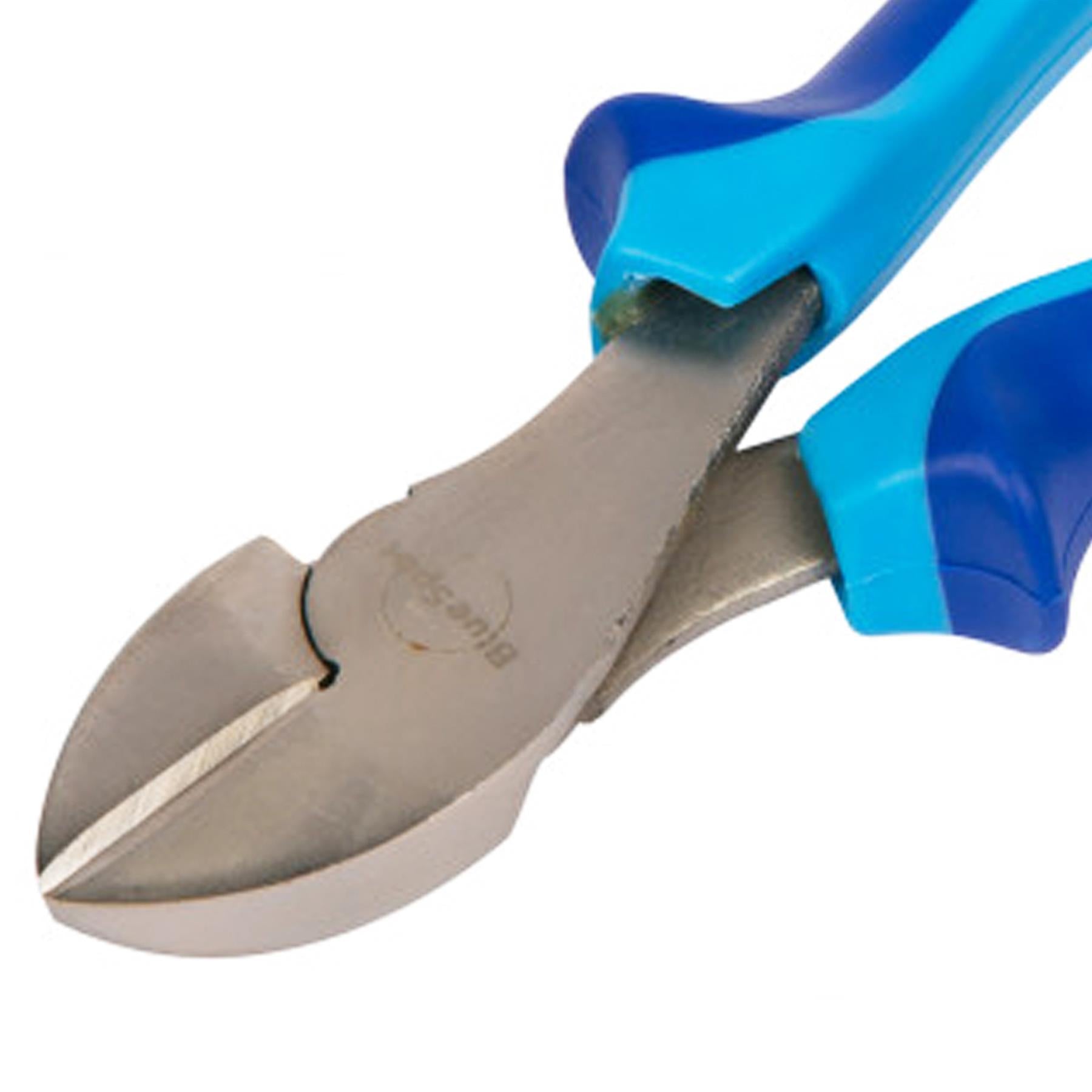 BlueSpot Side Cutting Pliers Wire Cutters Electricians Linemans Plier Tool 180mm