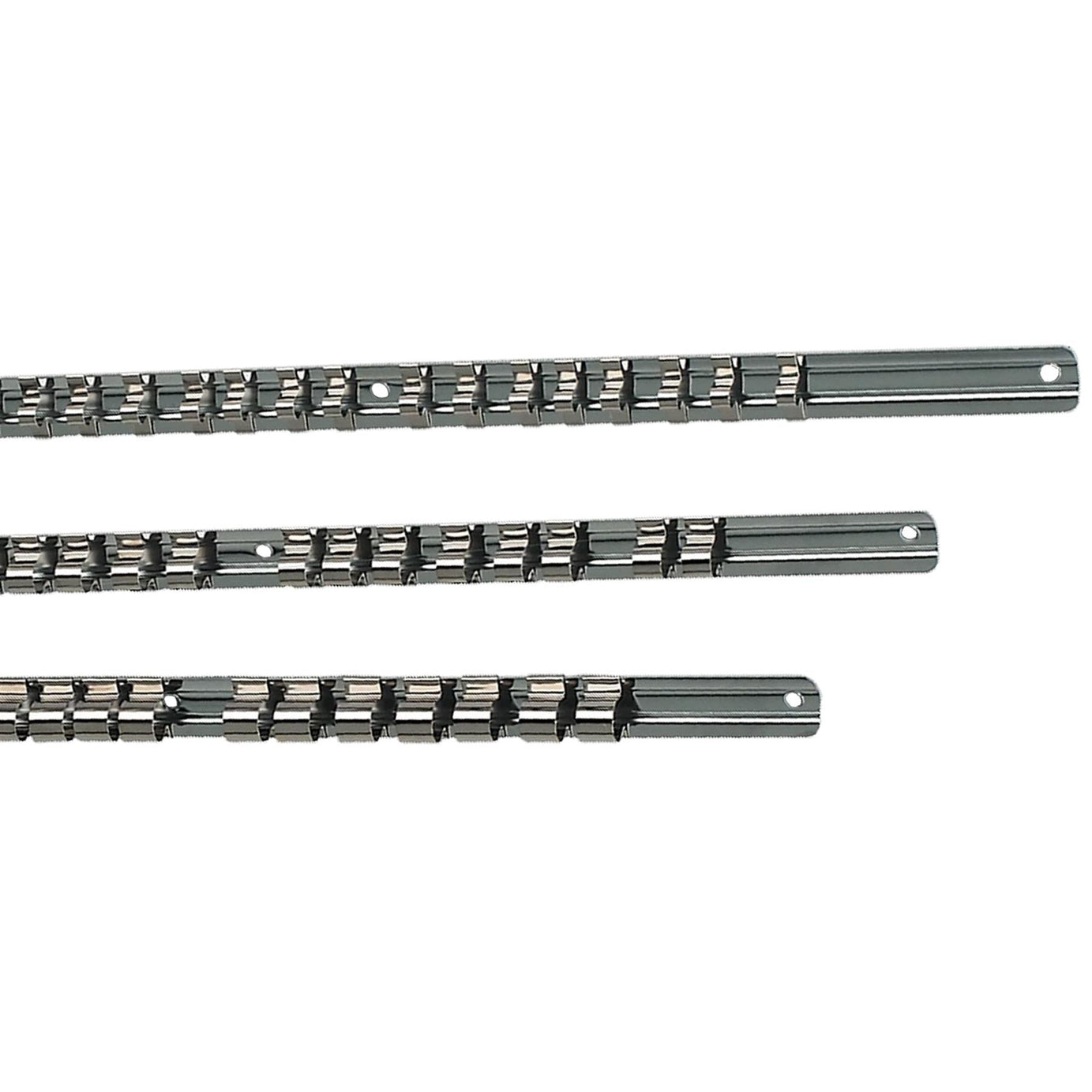 Sealey Socket Retaining Rail Set 3pc 1/4", 3/8" & 1/2"Sq Drive