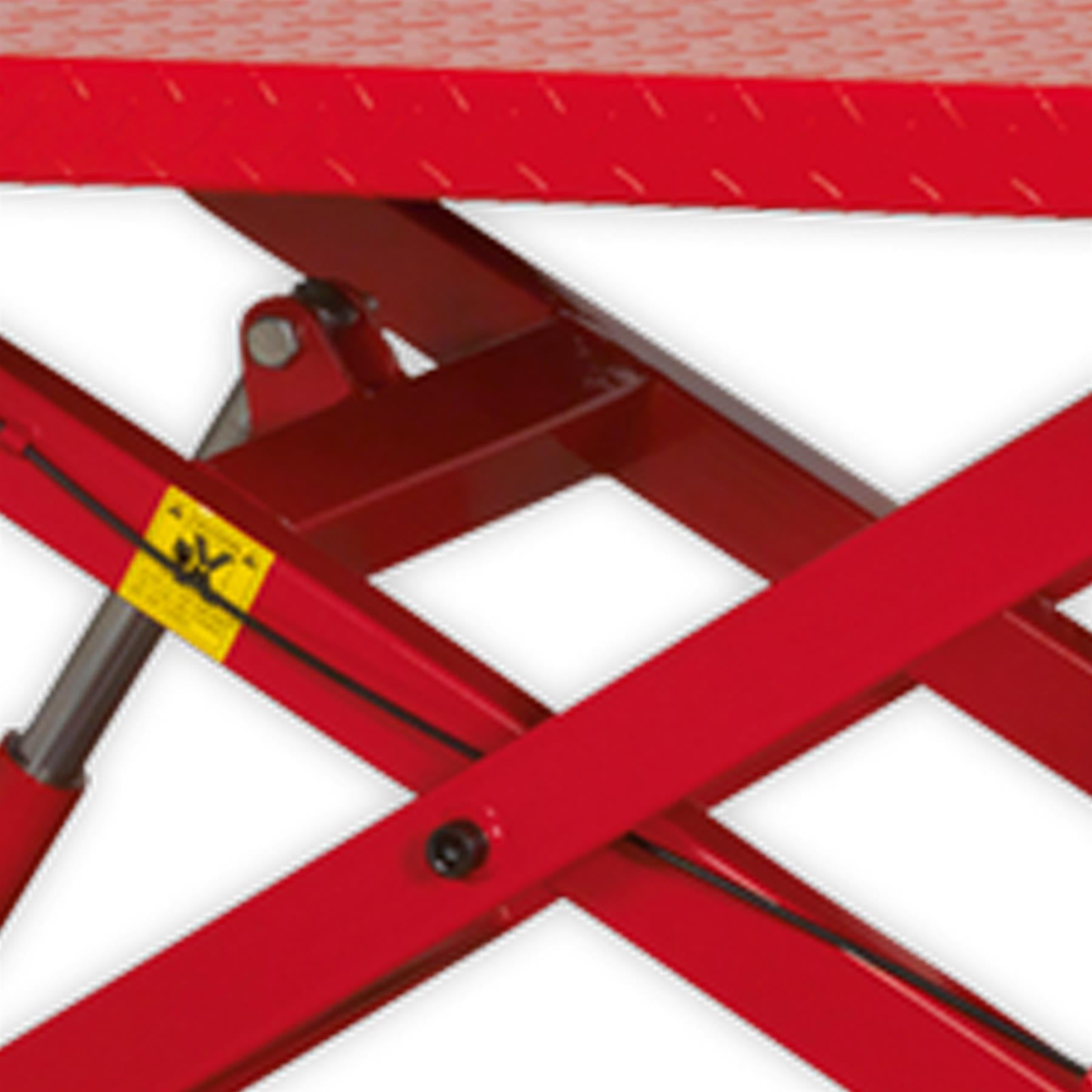Sealey Mini Tractor/Quad/Motorcycle Lift 680kg Capacity Air/Hyd