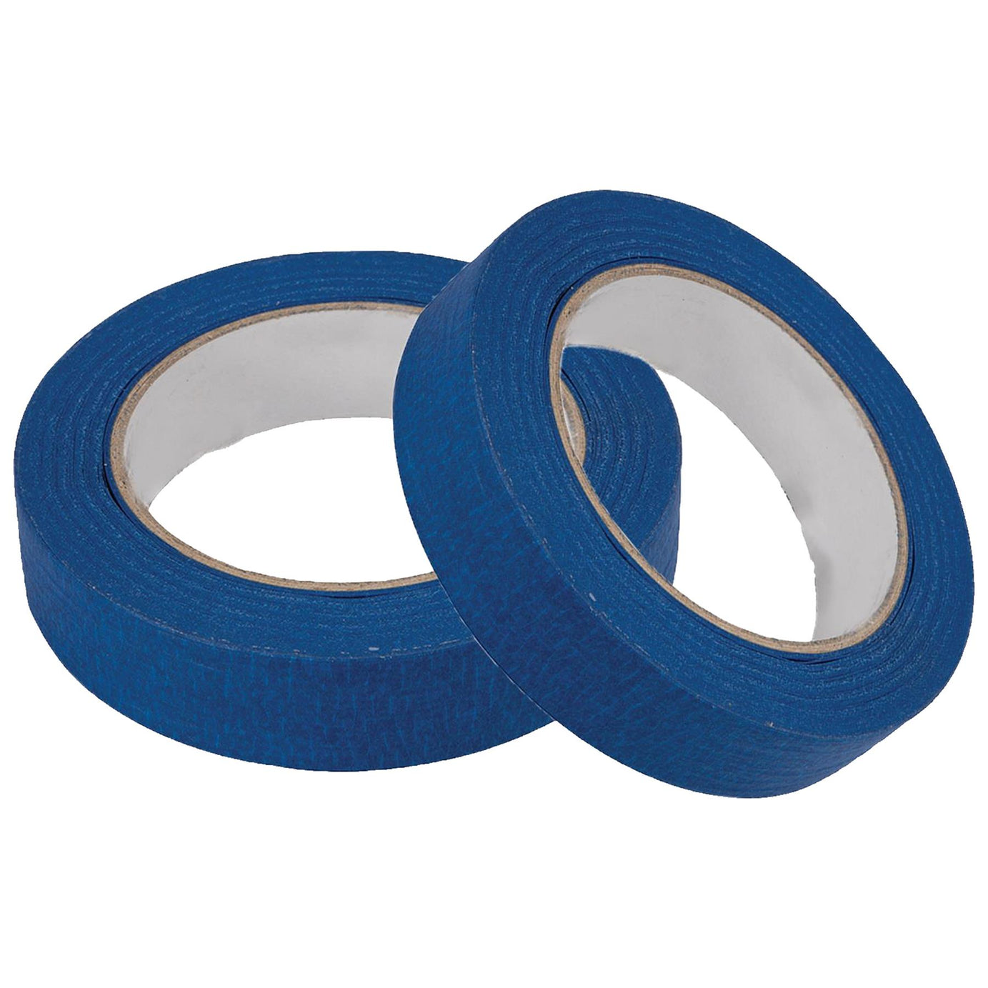 Blue Masking Tape Clean Peel UV Resistant Painters/Decorators 24mm x 50m 2 Rolls