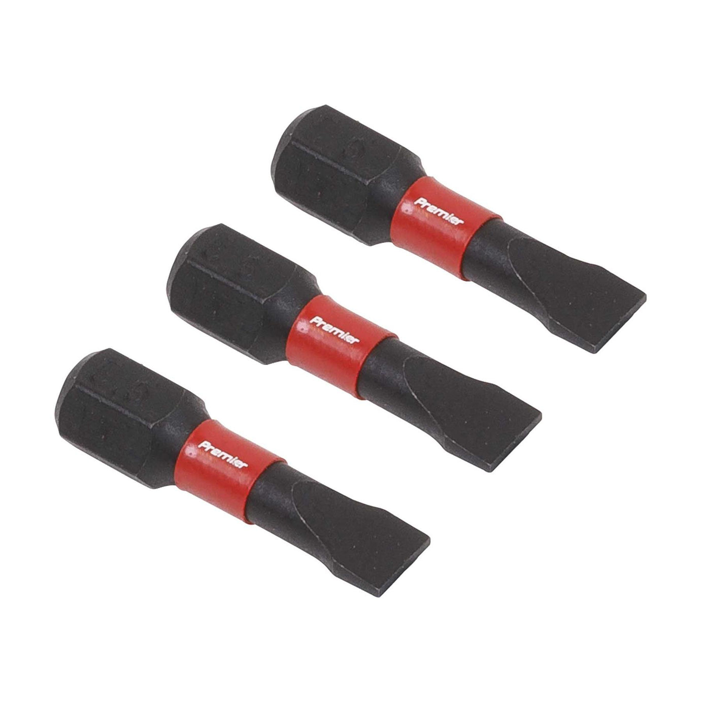 Slotted 5.5mm Impact Power Tool Bits 25mm - 3pc