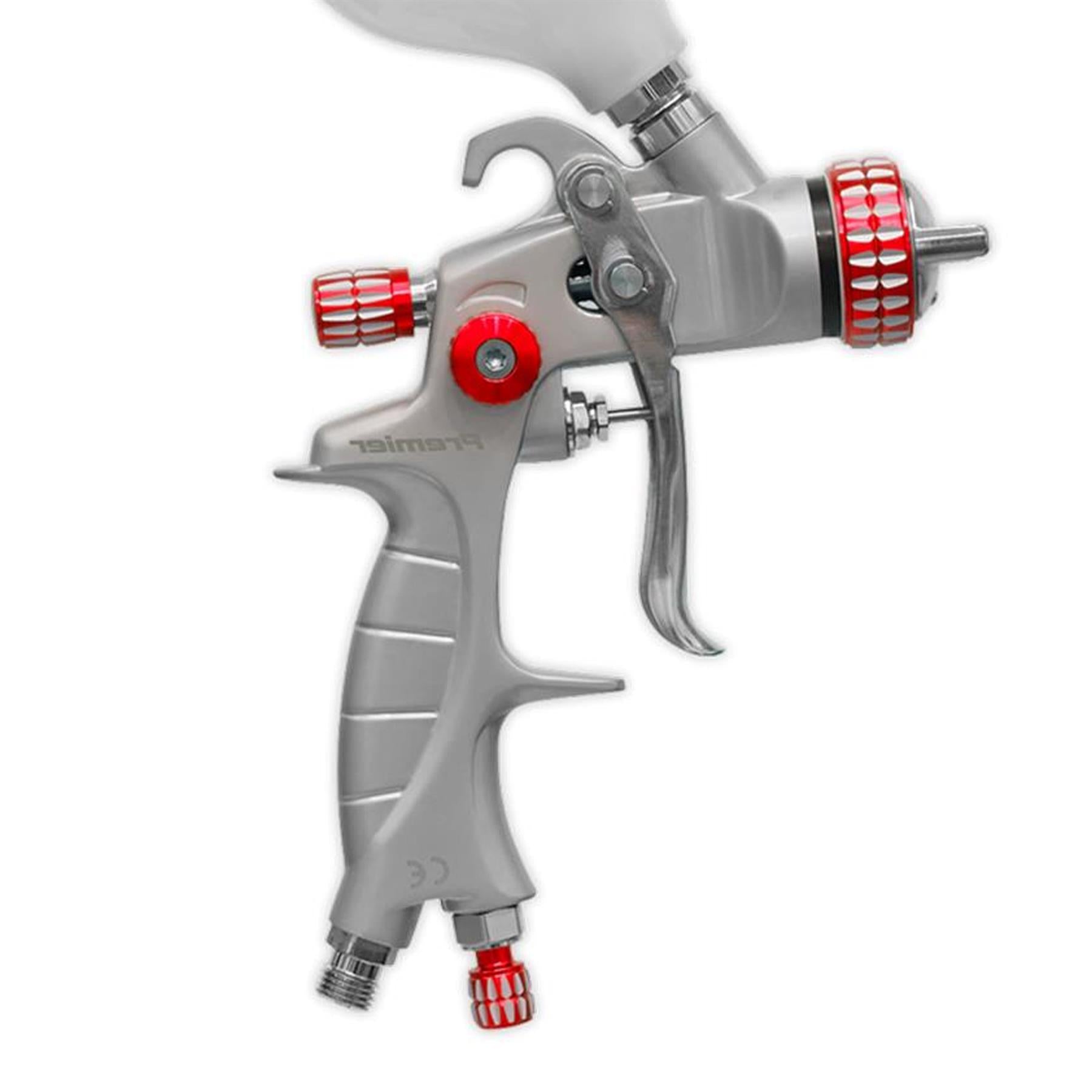 Sealey HVLP Gravity Feed Spray Gun 1.3mm Set-Up
