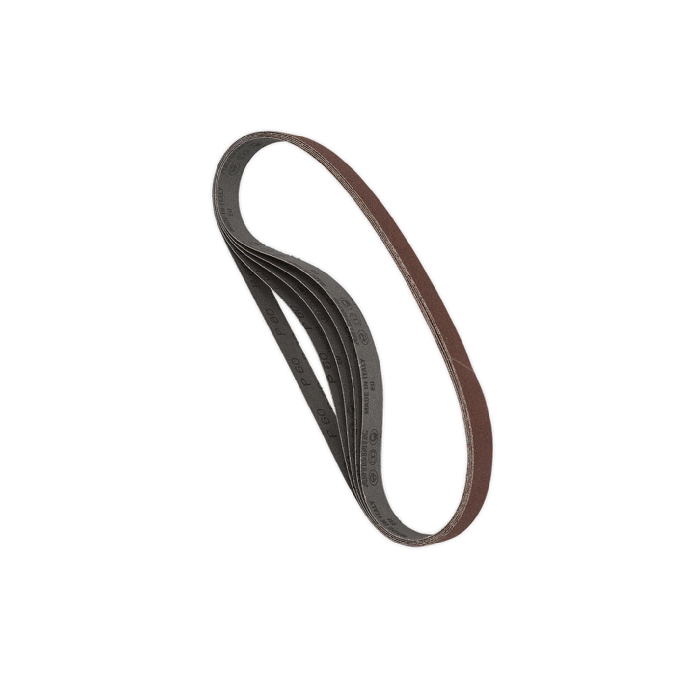 Sealey Sanding Belt 25 x 762mm 60Grit Pack of 5