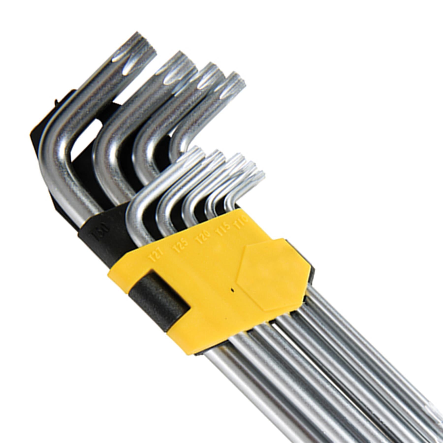 9Pce Torx Key Expert Set T10 - T50 Ardened Chrome Vanadium Brand New