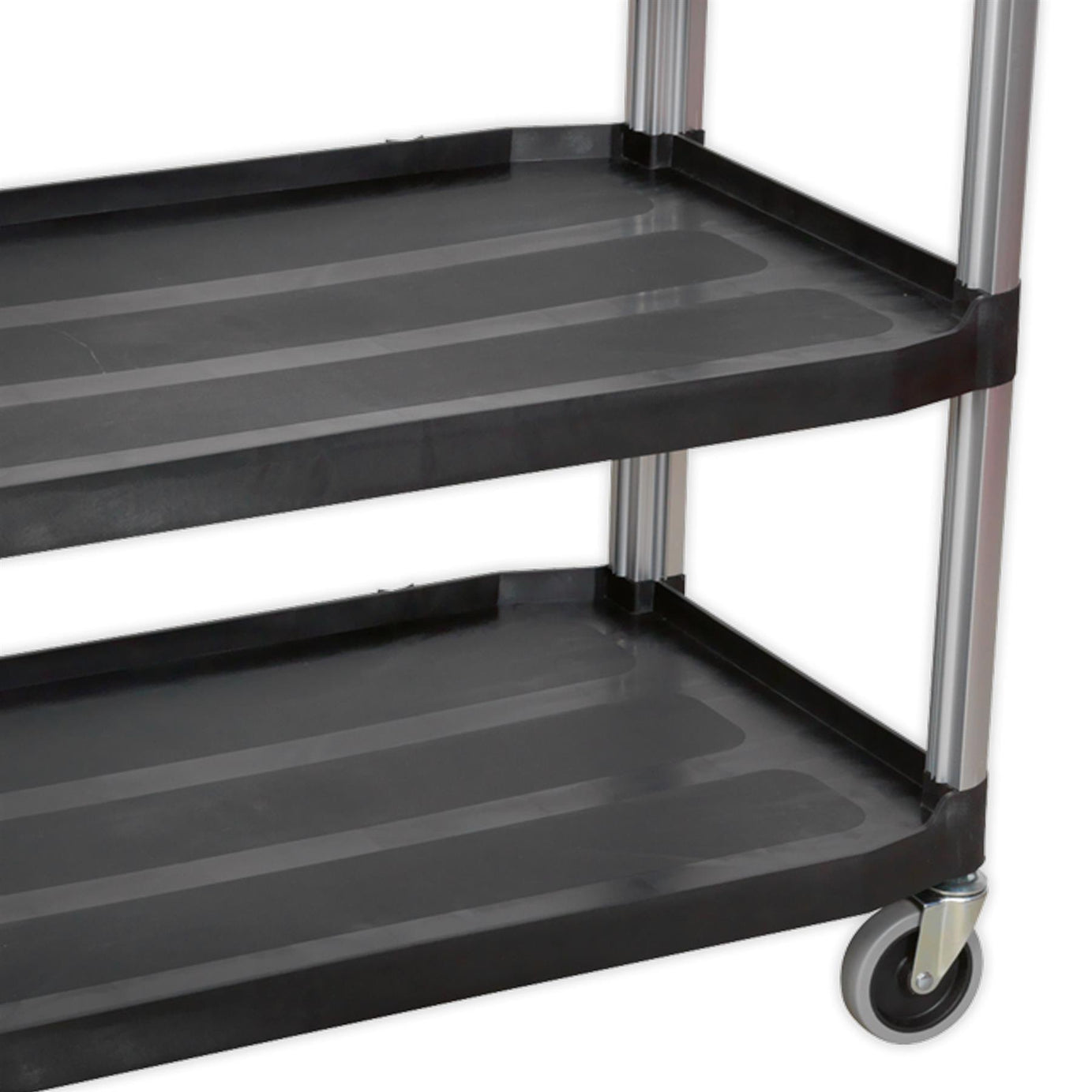 Sealey Workshop Trolley 3-Level Composite  40kg capacity per shelf