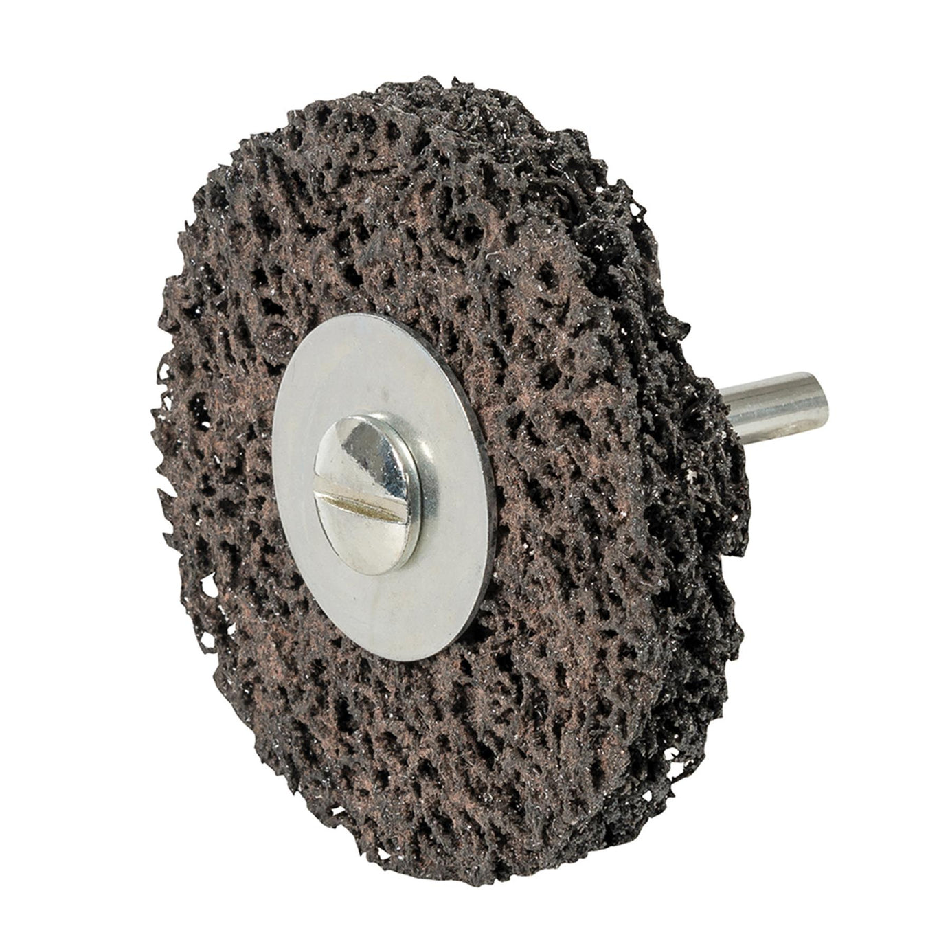 Polycarbide Abrasive Wheel 75mm Silicon Carbide-Coated Nylon Mesh & Alloy Arbor