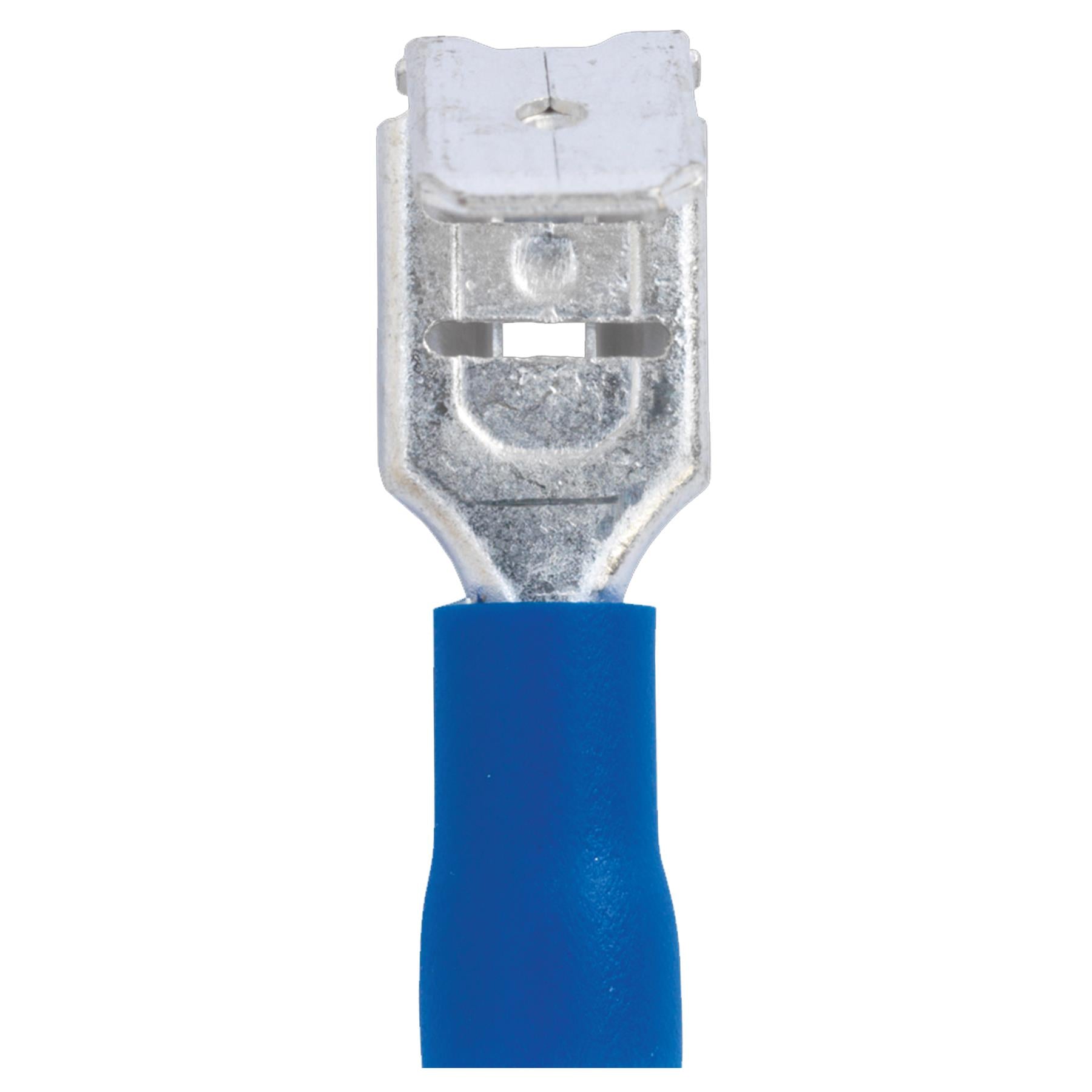 Sealey Piggy-Back Terminal 6.3mm Blue Pack of 100