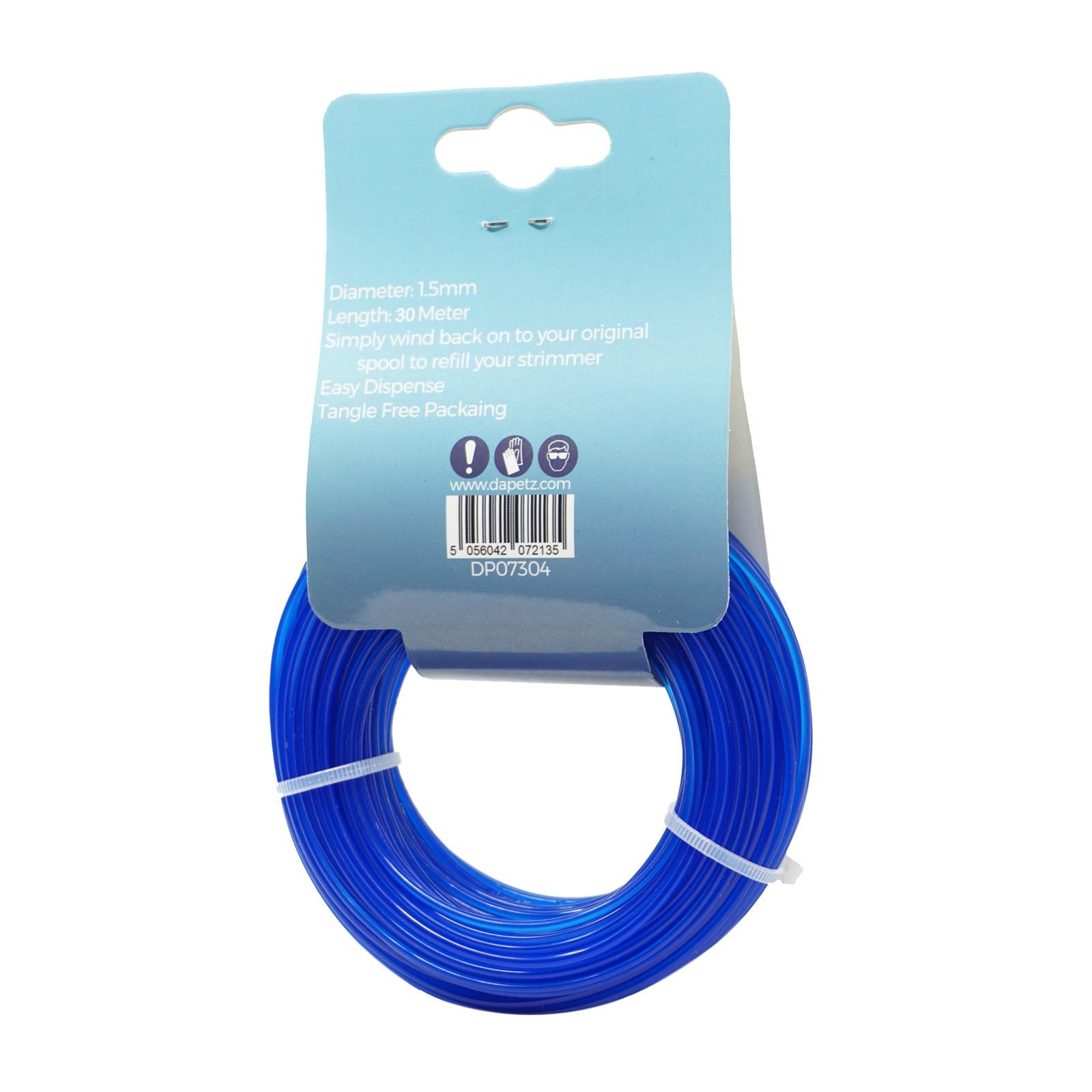 1.5mm x 30m Blue British