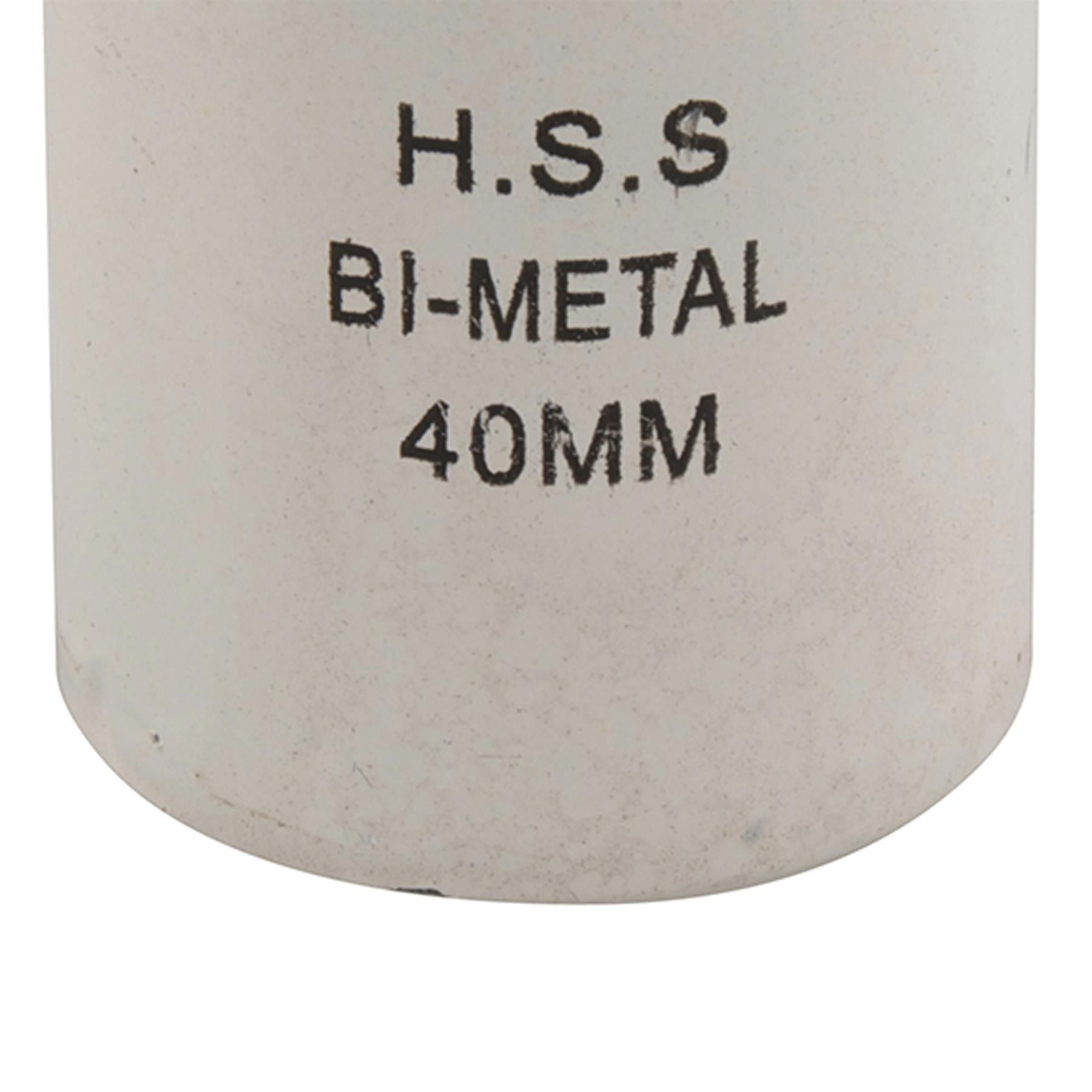 Heavy Duty Bi-Metal Holesaw 40mm Variable Pitch Steel Wood Metal Pvc Fast Clean