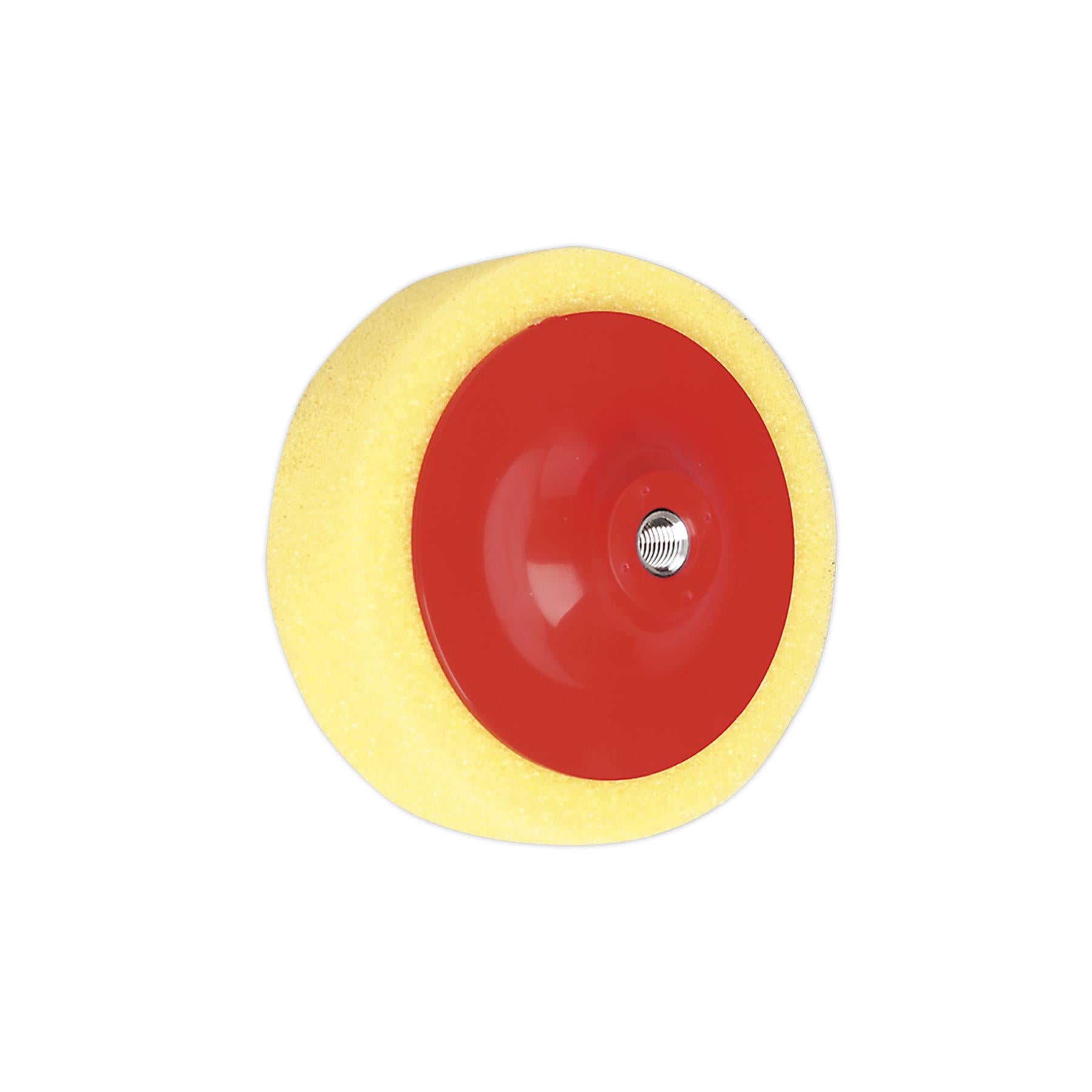 Sealey Buffing & Polishing Foam Head 150x50mm M14x2mm Yellow/Coarse