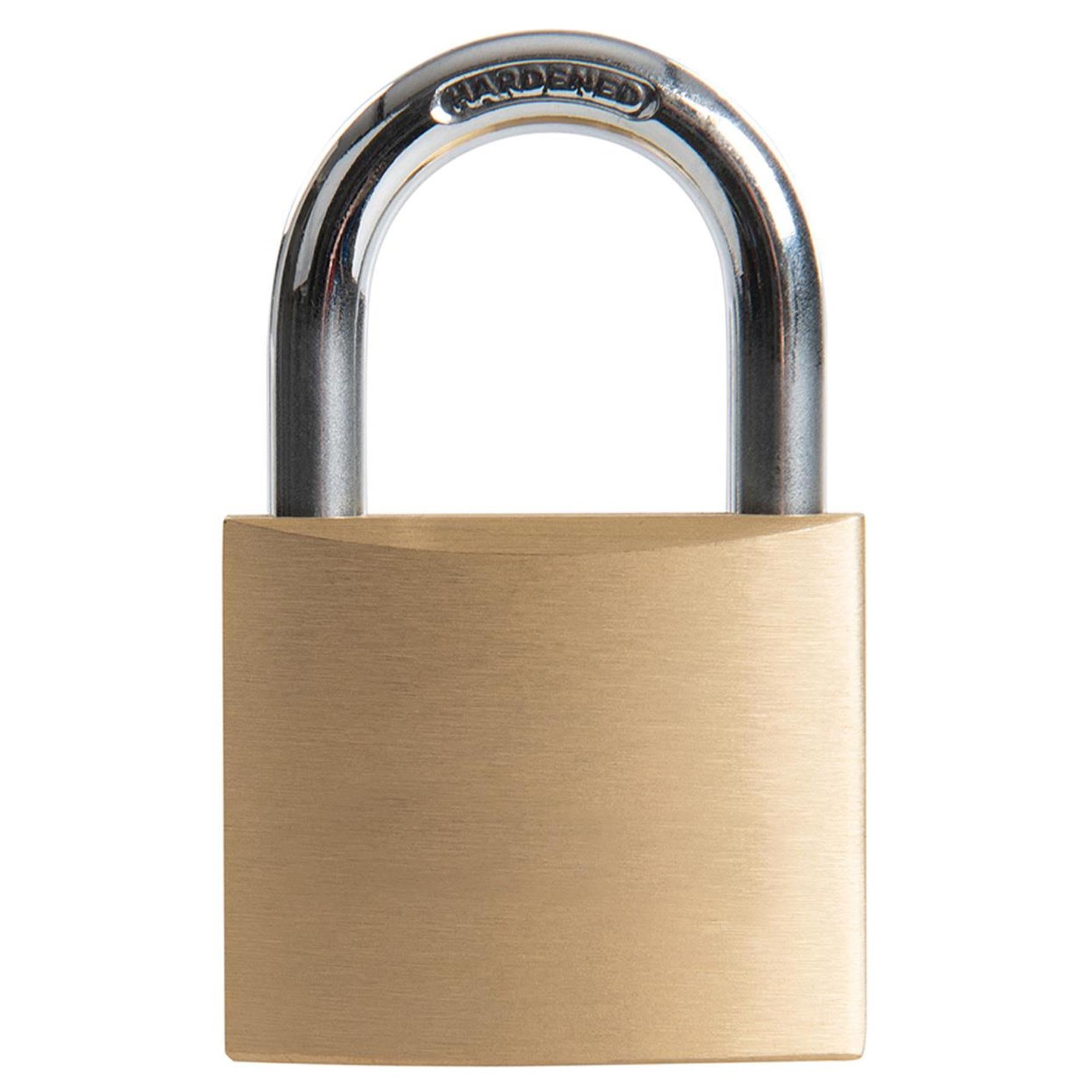 40mm Brass Body Solid Chrome Plated Padlock Hardened Multi-Pin Tumbler Lock