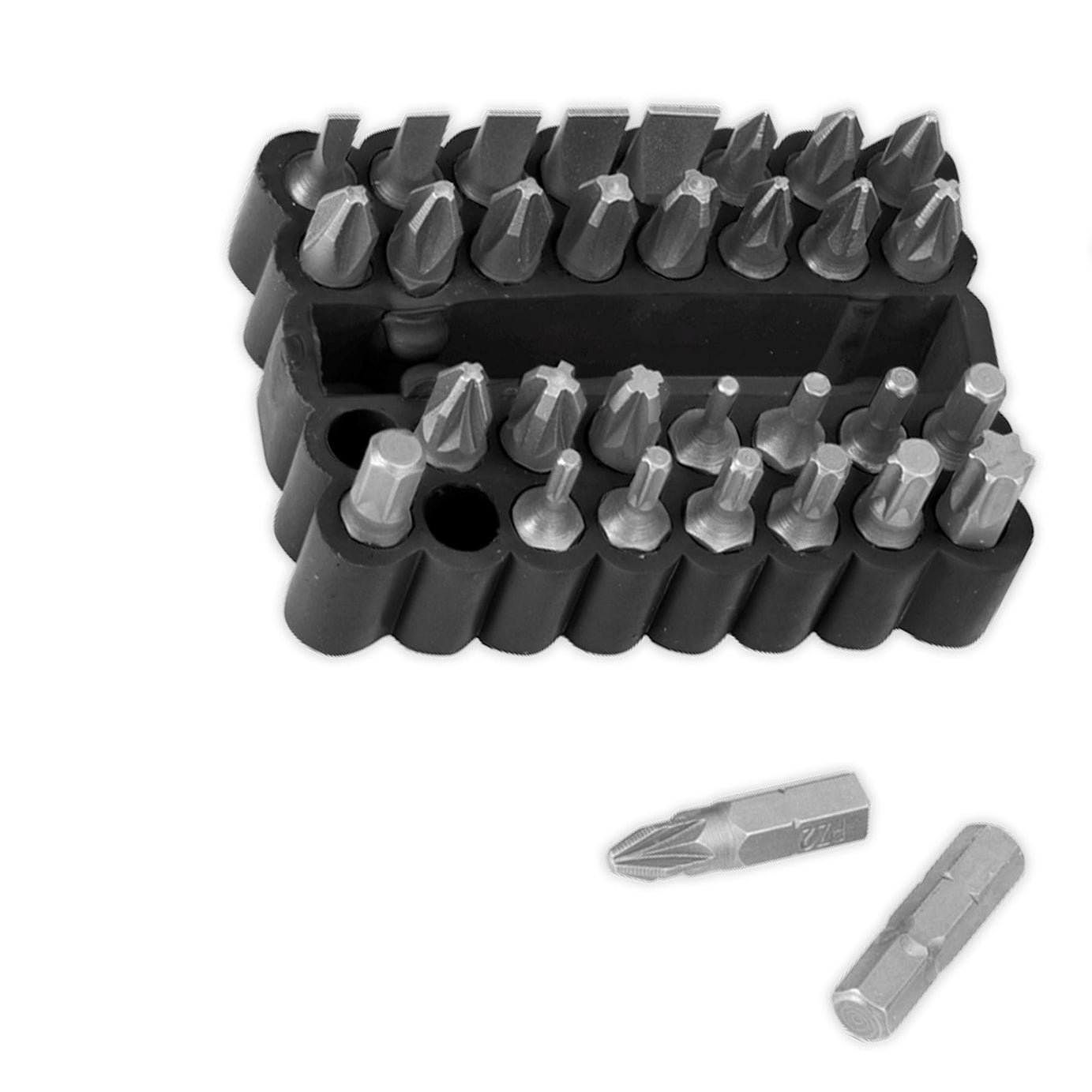 Sealey Bit & Magnetic Adaptor Set 33pc