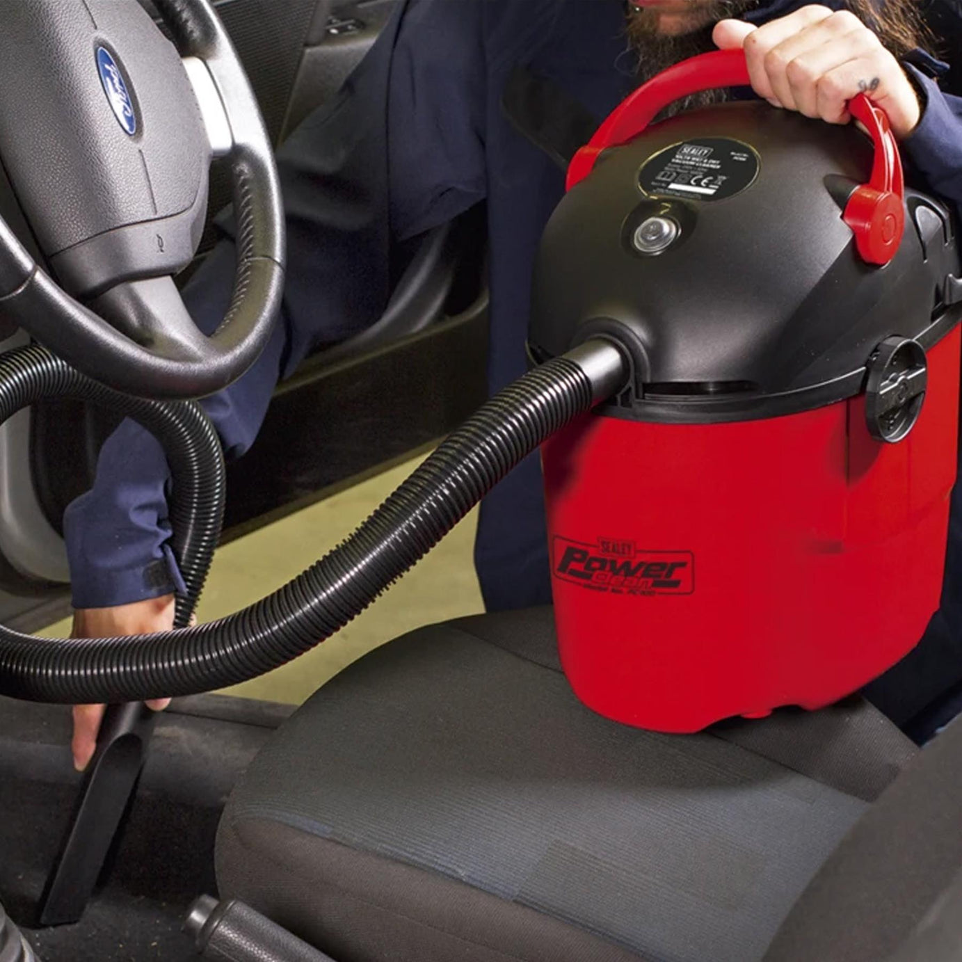 Sealey Vacuum Cleaner Wet & Dry 10L 1000W/230V