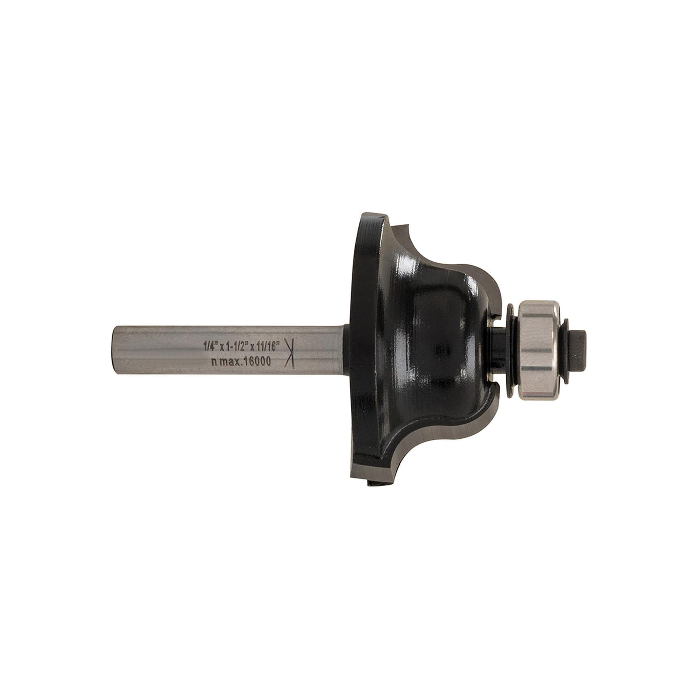 1/4" Roman Ogee Bit 1 1/2" X 11/16" Premium Tungsten Carbide Cutting Edges