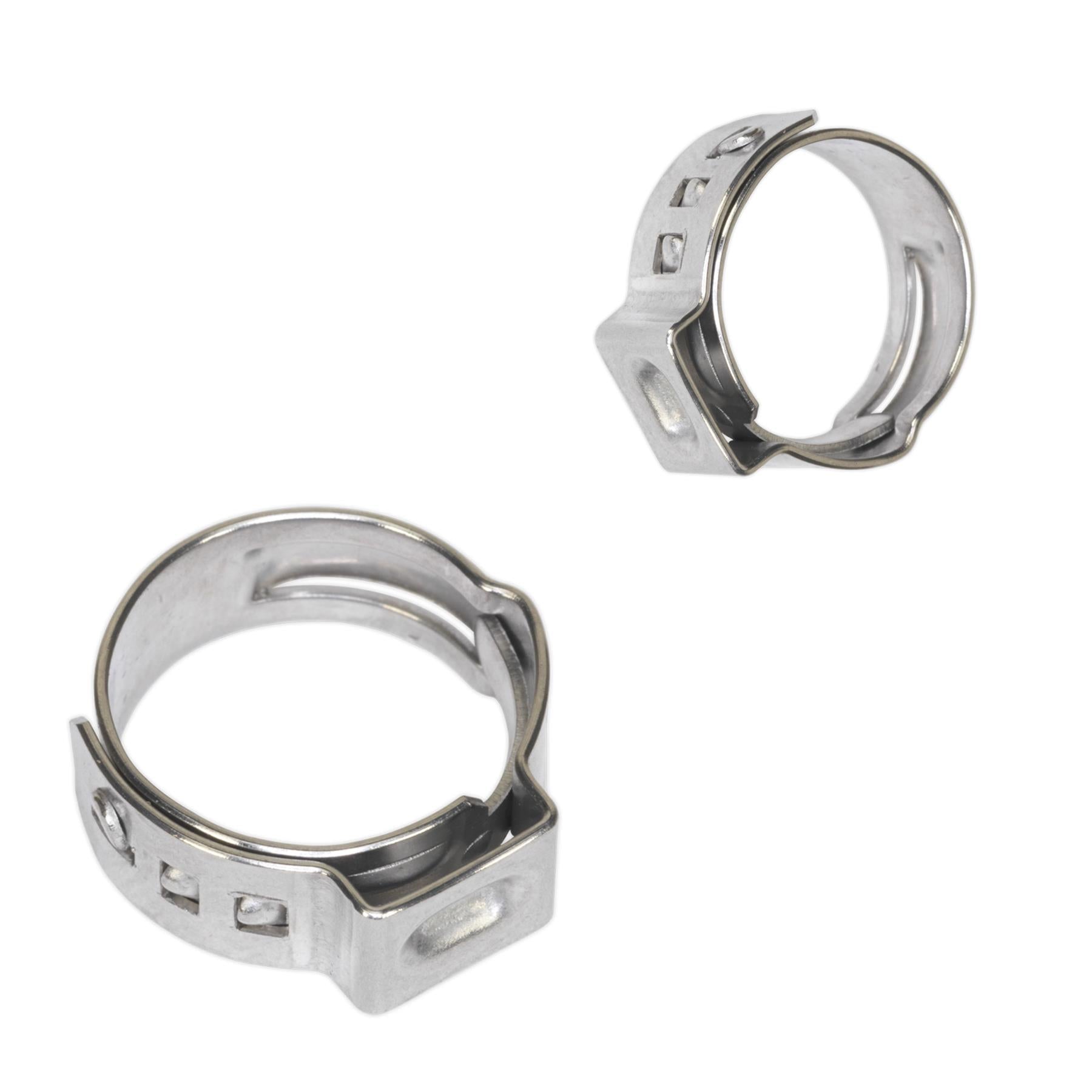 Sealey O-Clip Single Ear 15.3-18.5mm Pack of 25