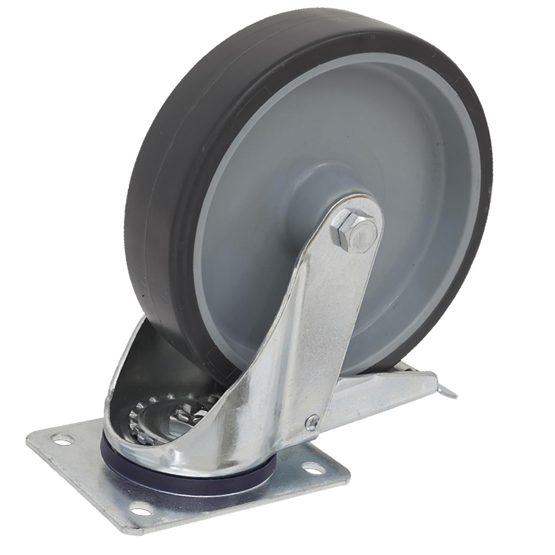 Sealey Medium Duty Swivel Castor Wheel with Total Lock 50mm