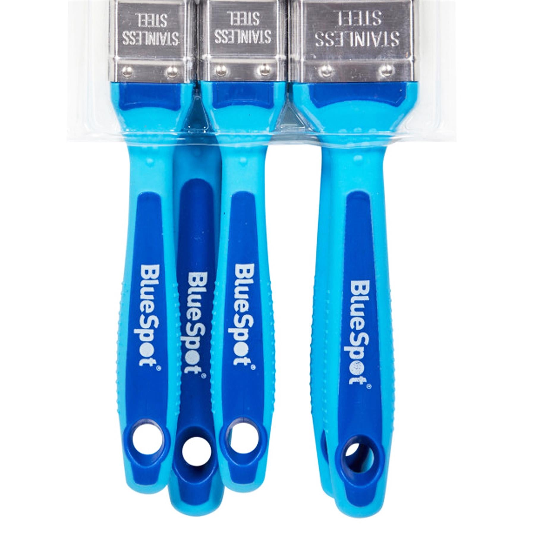 BlueSpot 5 PCE Synthetic Paint Brush Set With Soft Grip Handle