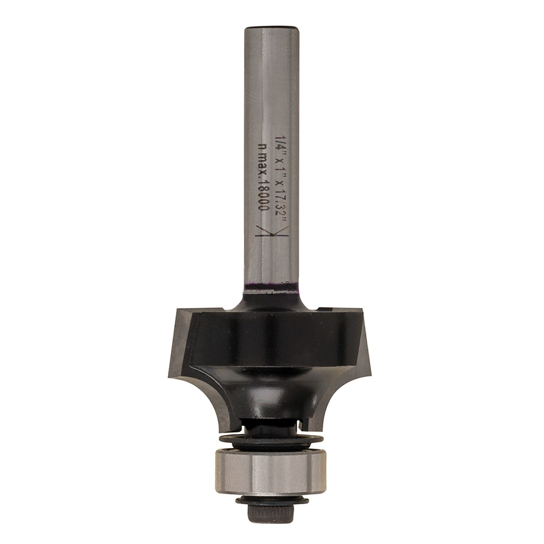 1/4" Roundover Bit 1" X 17/32" Single-Piece High-Strength Body High Quality