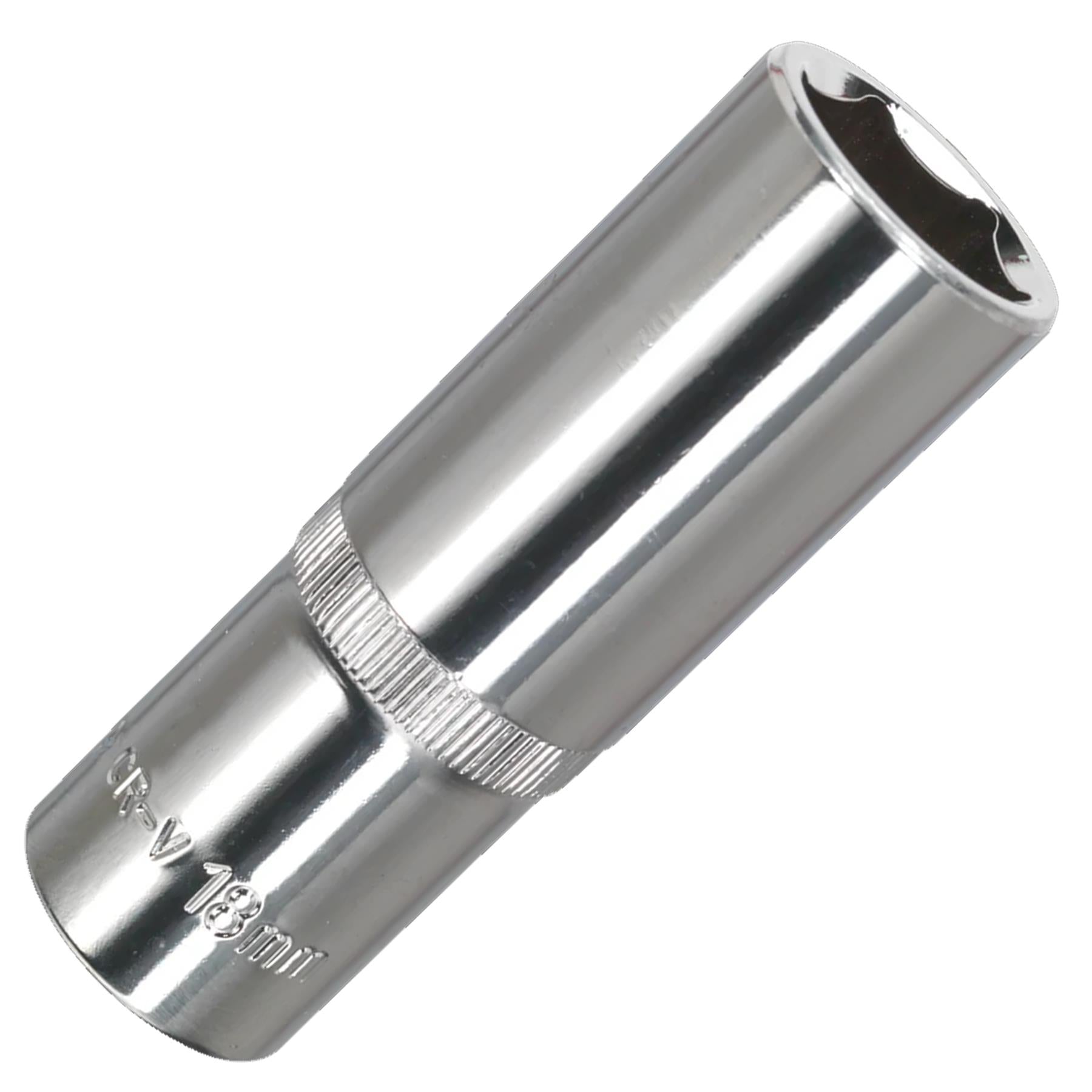 Sealey WallDrive Socket 17mm Deep 1/2"Sq Drive Fully Polished