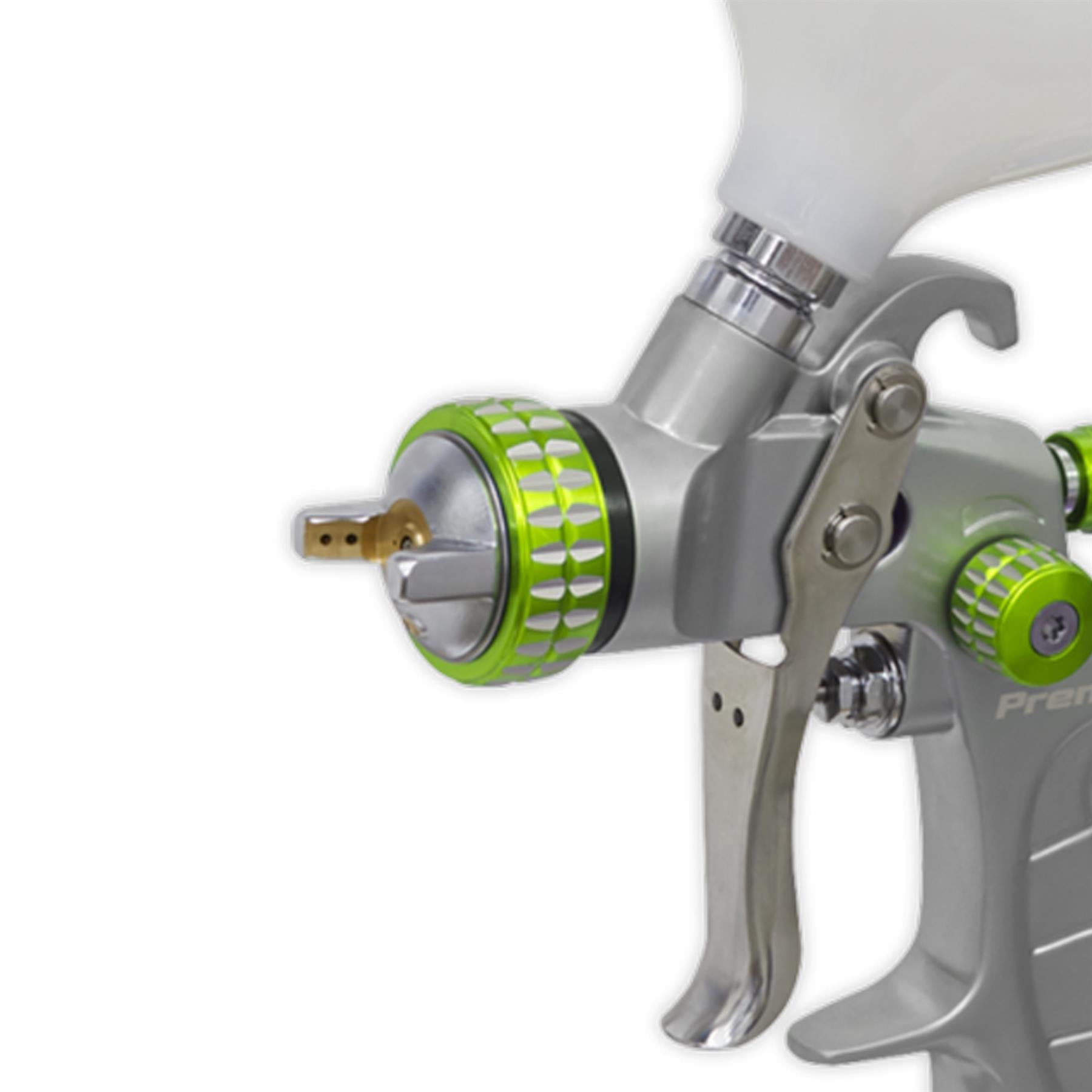 Sealey LVLP Gravity Feed Spray Gun 1.4mm Set-Up