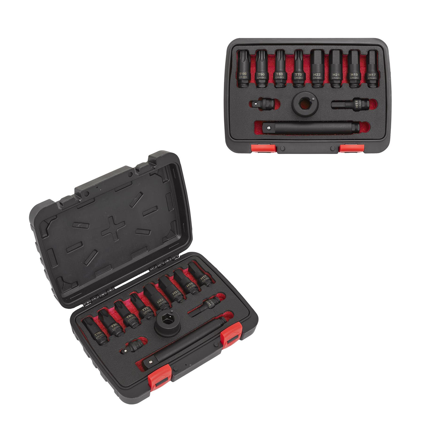 Sealey Impact Socket Bit & Accessories Set 12pc 3/4"Sq Drive
