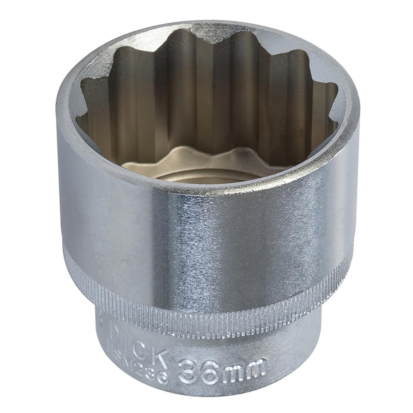 King Dick 36mm 1/2" Metric Socket 12 Point (12PT) Heavy Duty