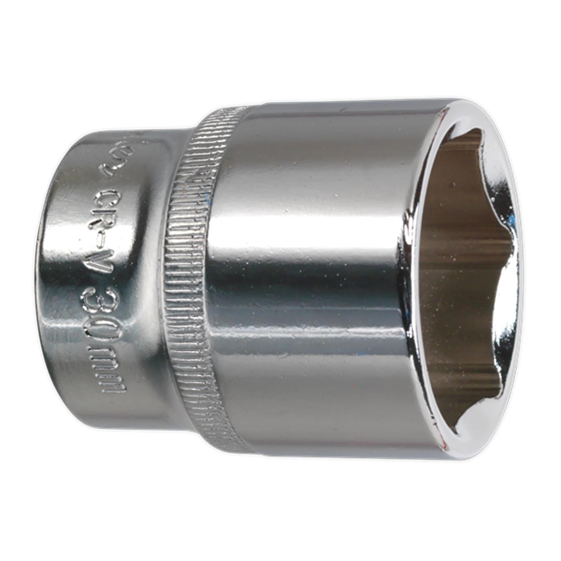 Sealey WallDrive Socket 30mm 1/2"Sq Drive Fully Polished