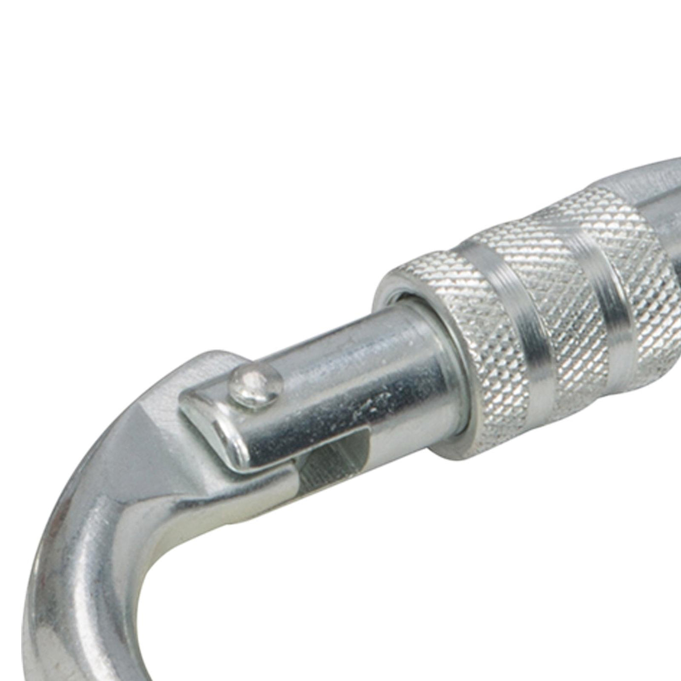 2 x Screw Lock Carabiner Karabiner Clip Hook Heavy Duty Scaffold Climbing 25kn