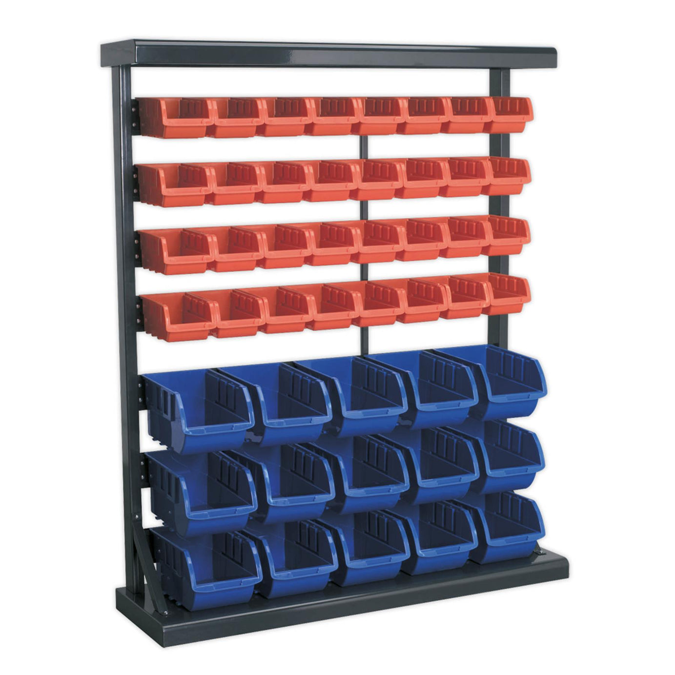 Sealey Bin Storage System 47 Bins Steel racking Blue