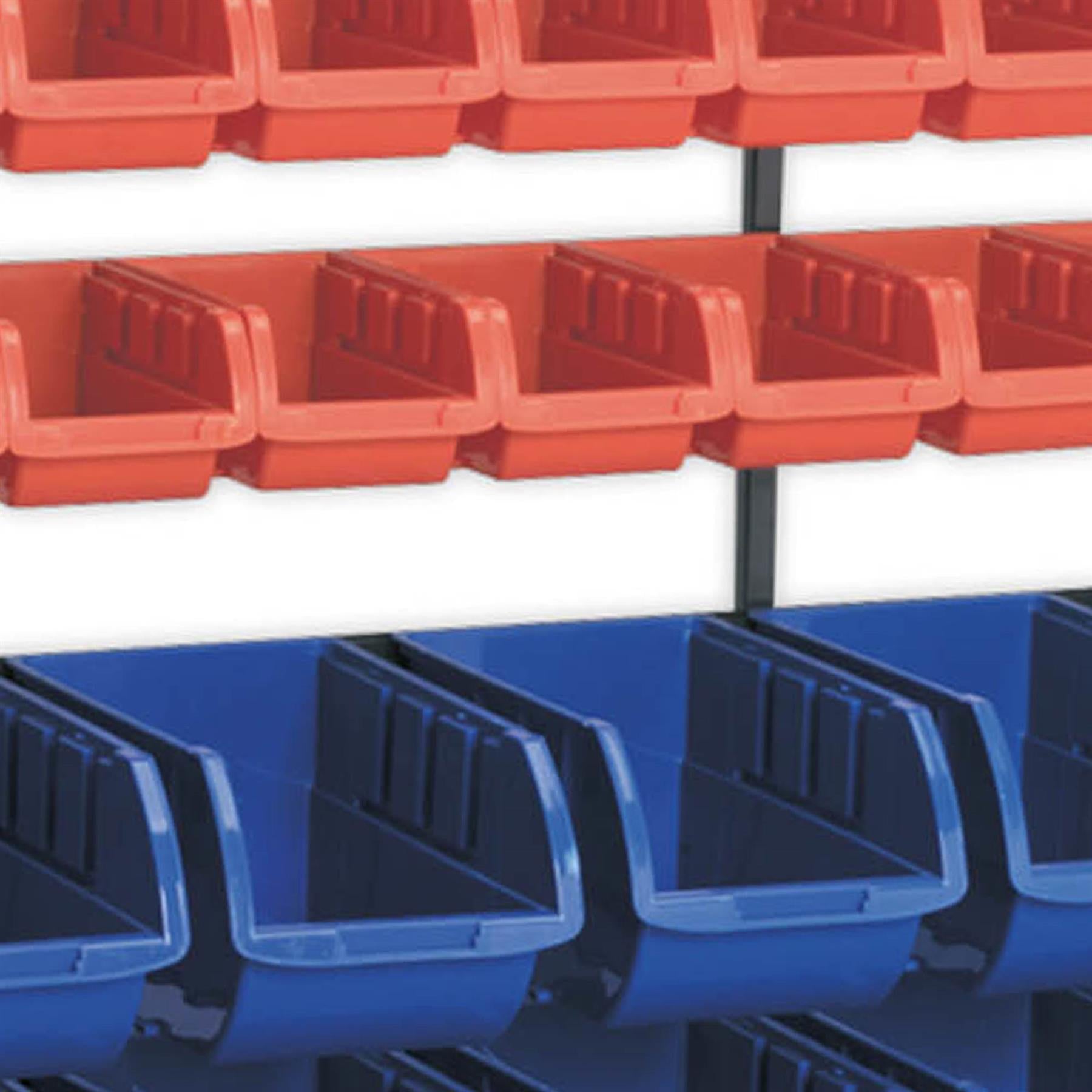 Sealey Bin Storage System 47 Bins Steel racking Blue