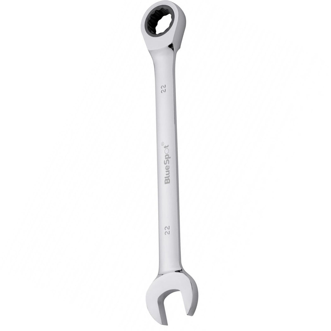 BlueSpot Fixed Head Ratchet Spanner 22mm Metric Chrome Vanadium Spanner