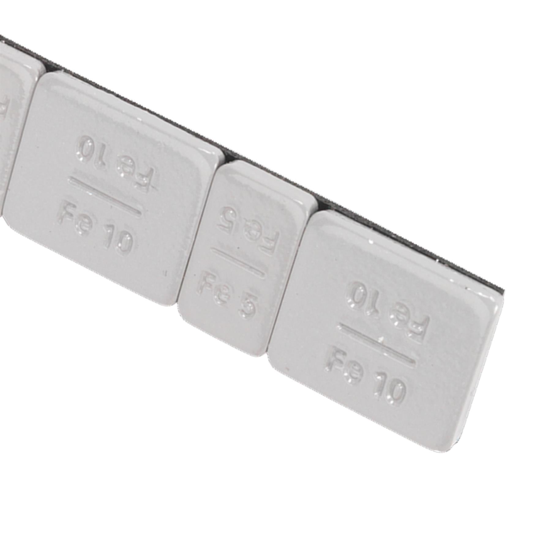 Wheel Weight 5 & 10g Adh Zinc-Steel Pl Coat Pk of 100x8 Sealey