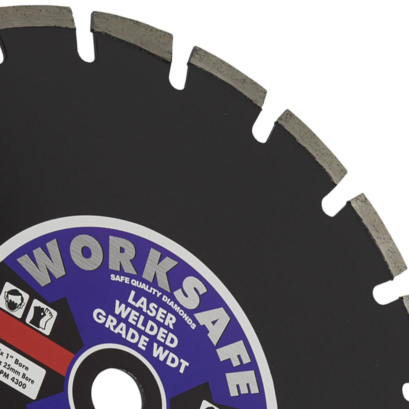 Asphalt/Tarmac Diamond Blade 350 x 25mm. Sealey