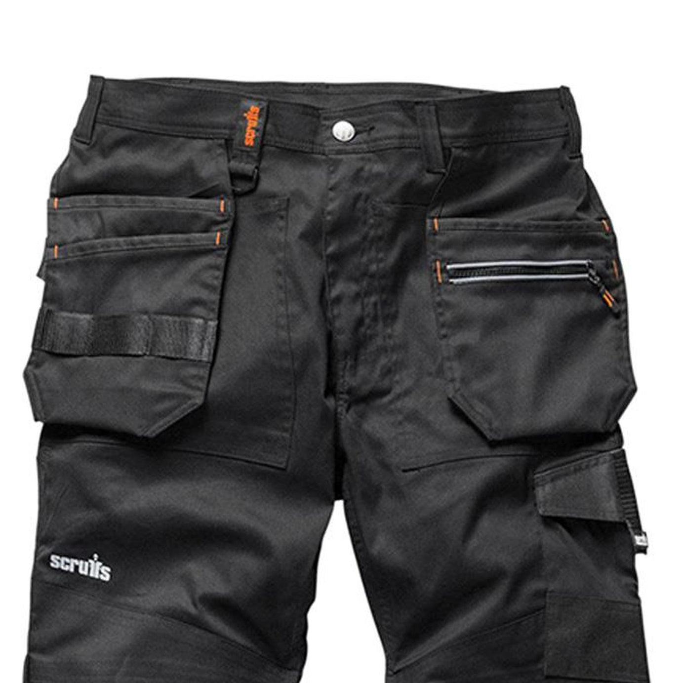 Scruffs Worker Trousers | Trade Hard Wearing Work Trousers BLACK (34L)