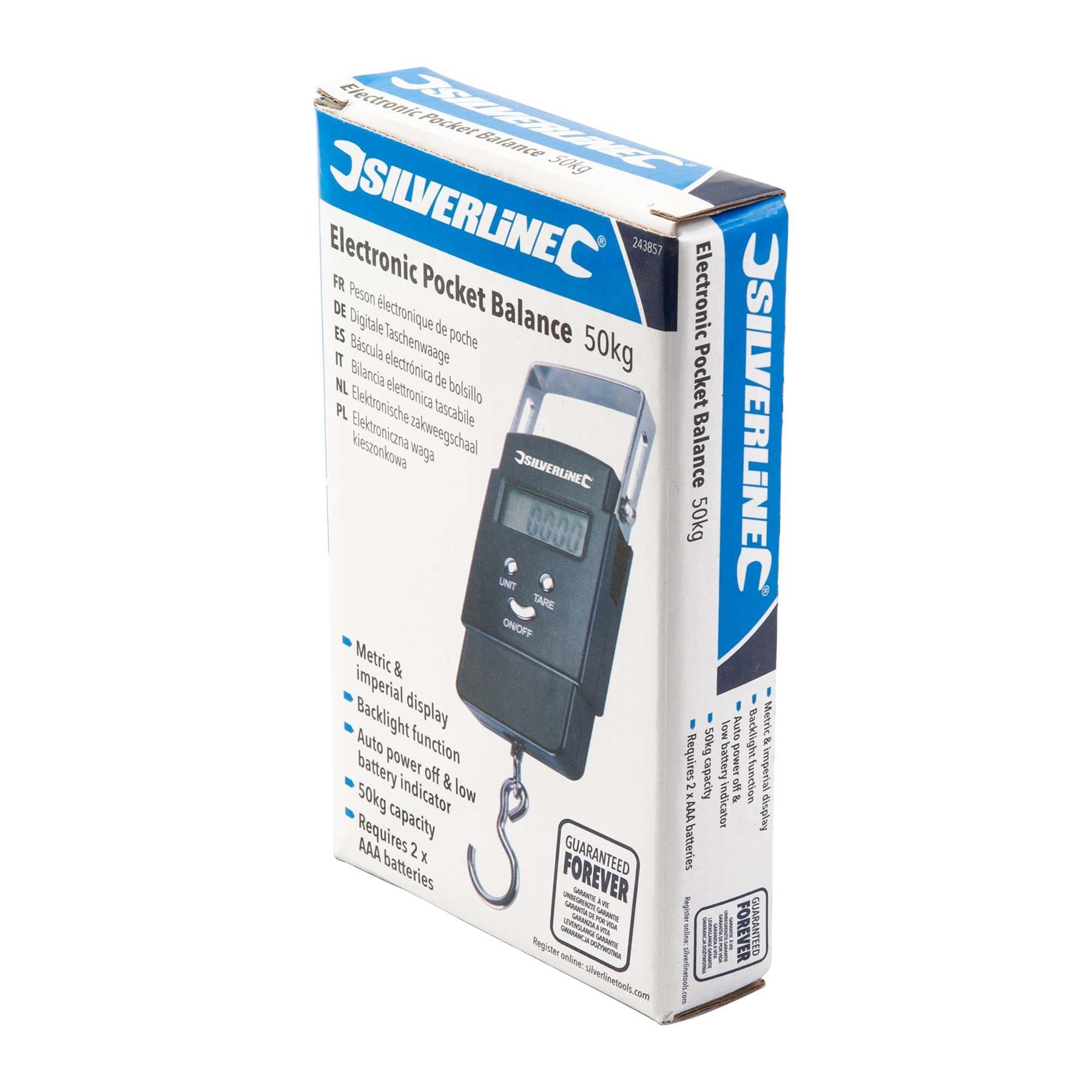 Electronic Pocket Balance 50Kg Auto Power Off And Low Battery Indicator
