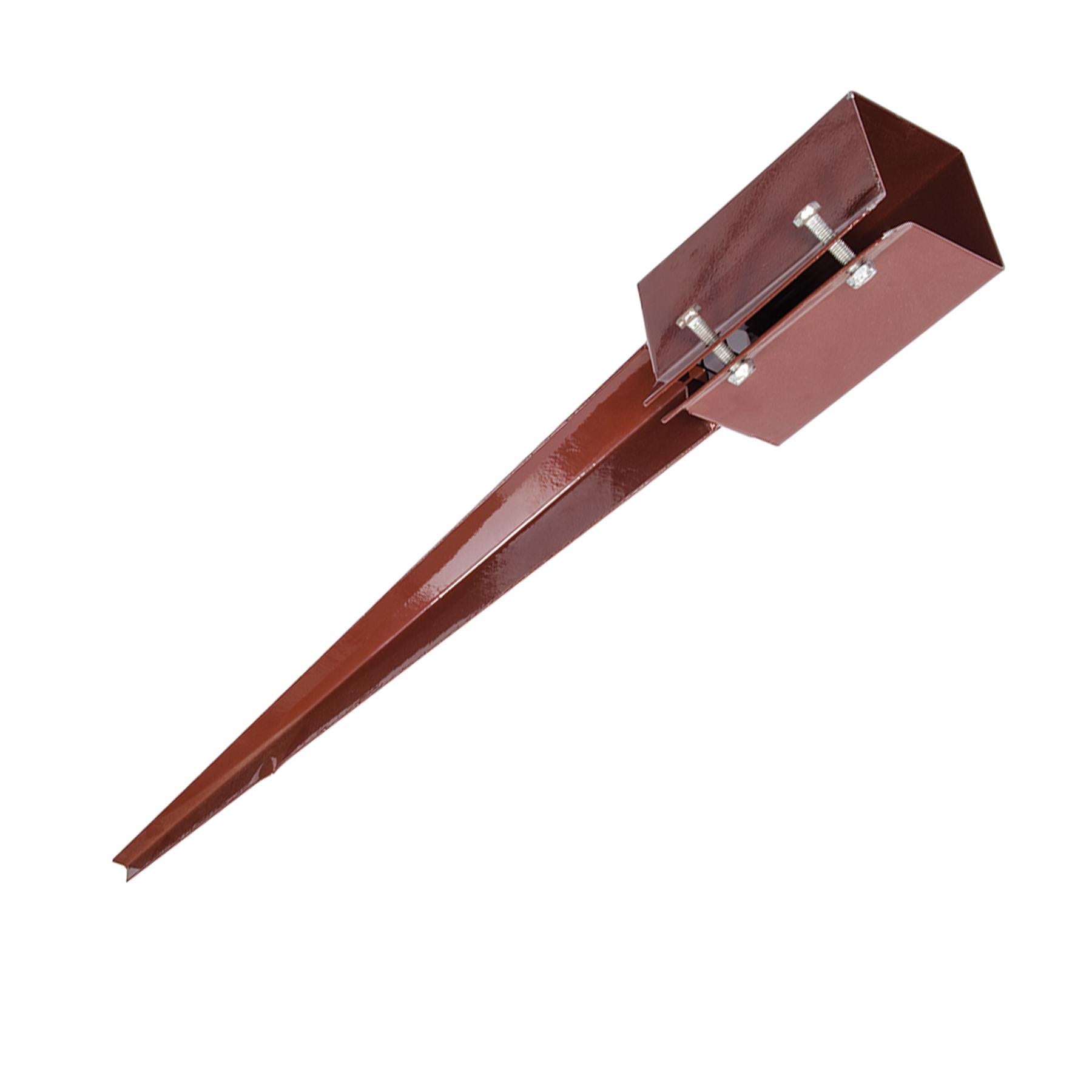 Fence Post Spike Support Holders Drive Down 750mm 3" 75 mm Like Metpost Holder 1PC