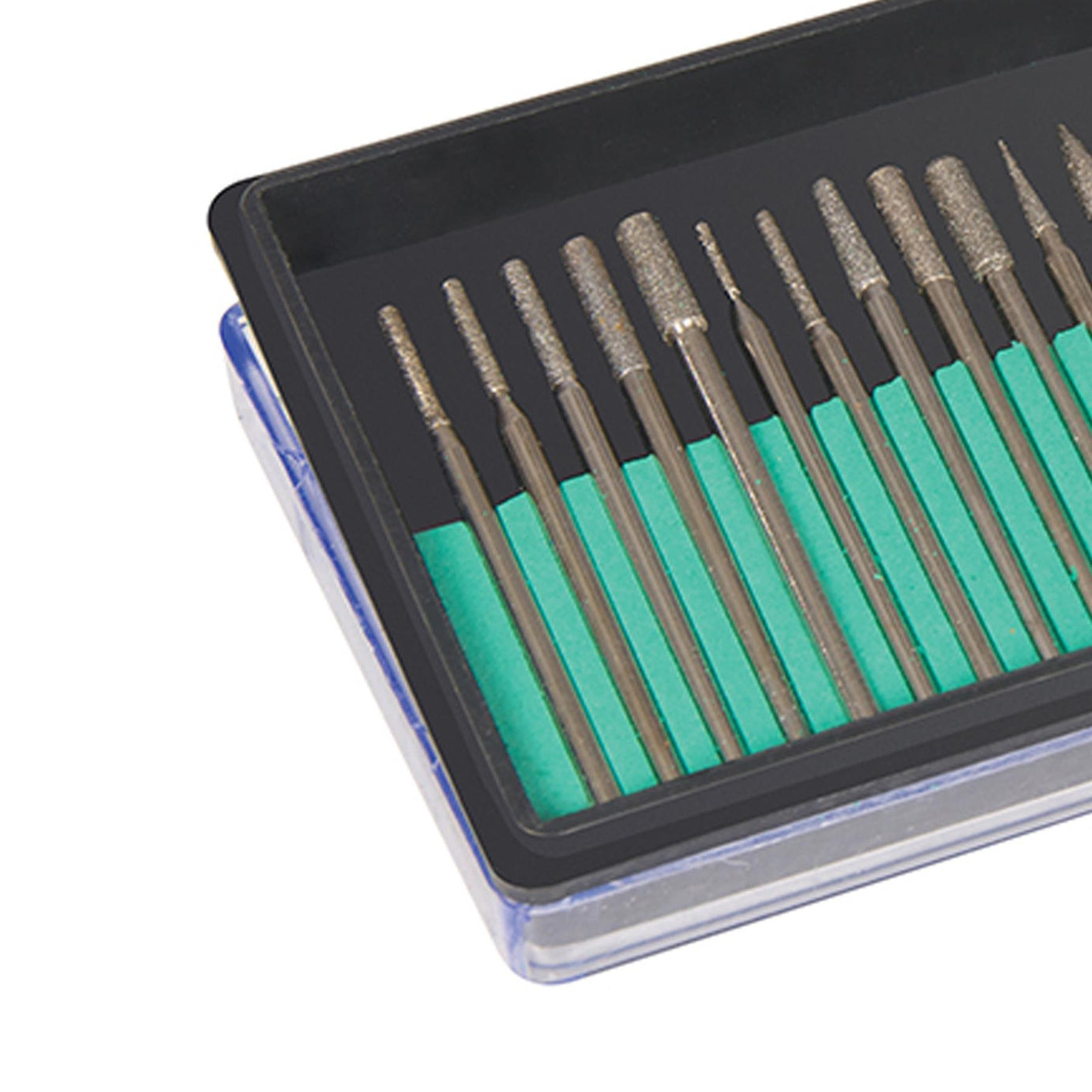 30Pce Diamond-Coated Burr Set 2.35mm Mandrel 150G Car Care, Home Décor Art Craft
