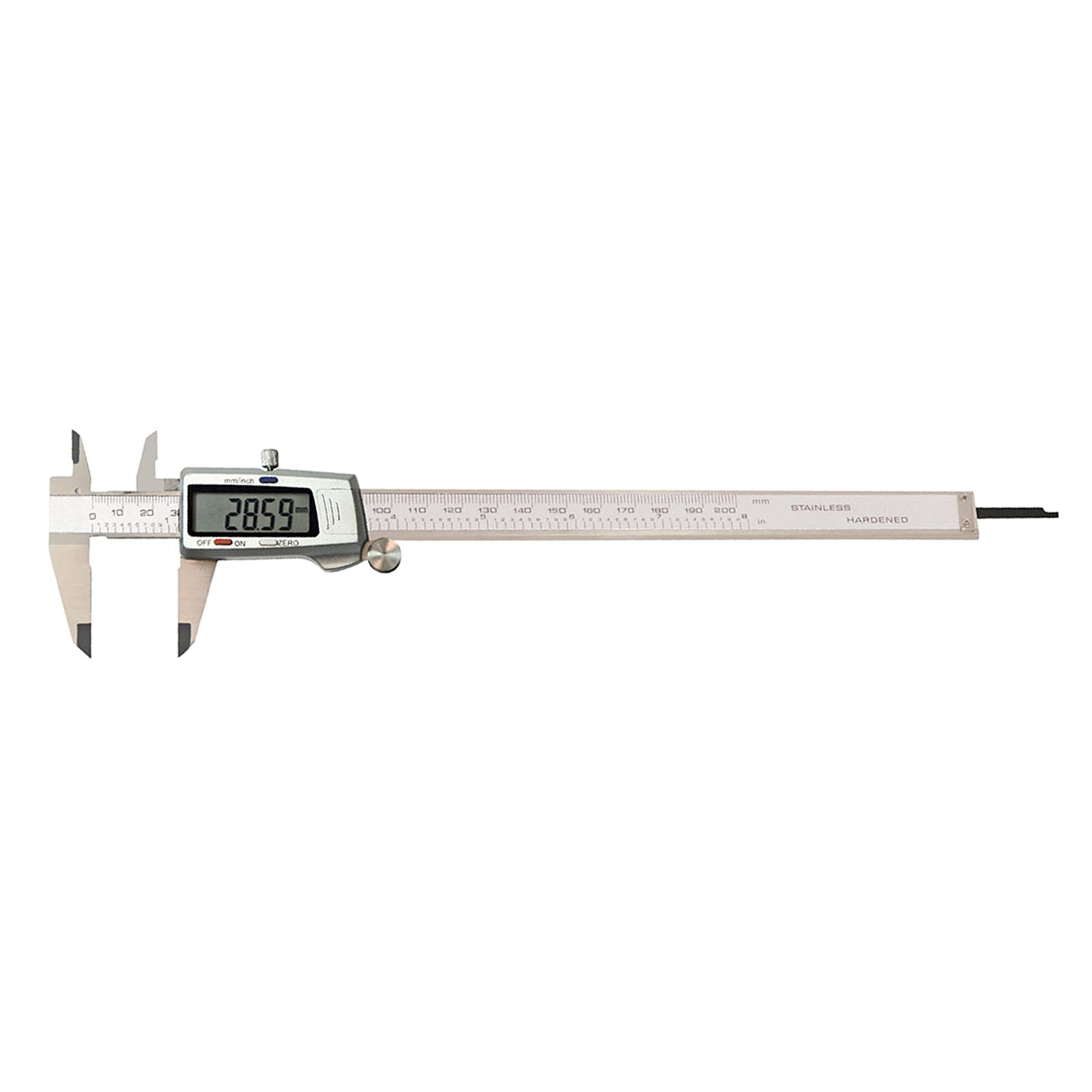 Digital Vernier Caliper Micrometer Expert Electronic LCD Display Tool 6in 200mm
