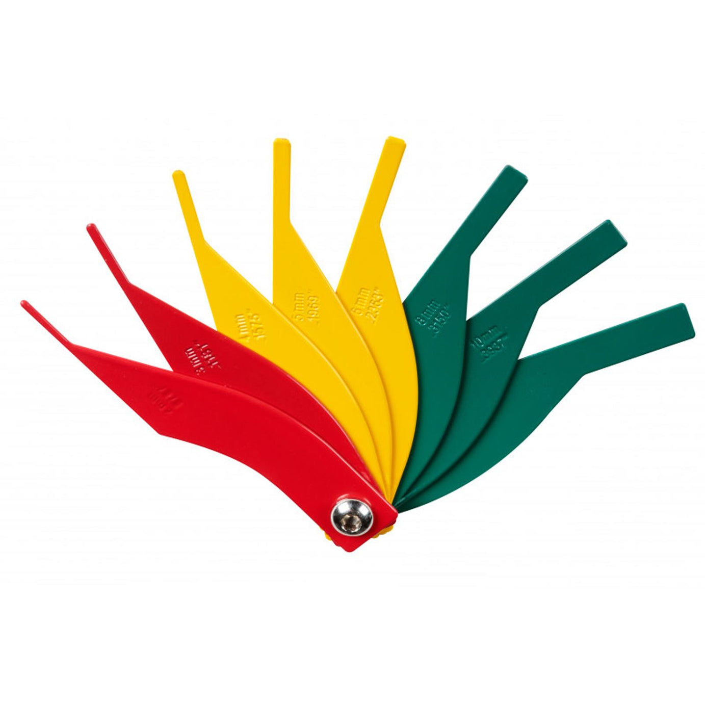 BlueSpot Brake Pad Thickness Gauge Thickness Measuring Brake Pad Gauge 2 - 12mm