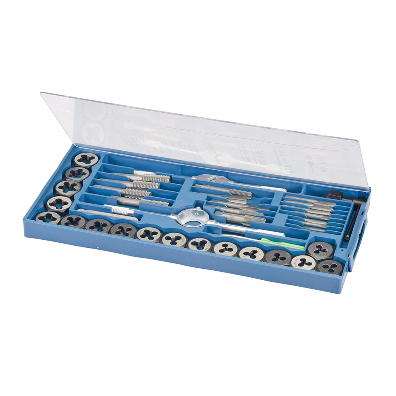 40Pce Tap & Die Set Cleaning Cutting Internal External Threads Engineer