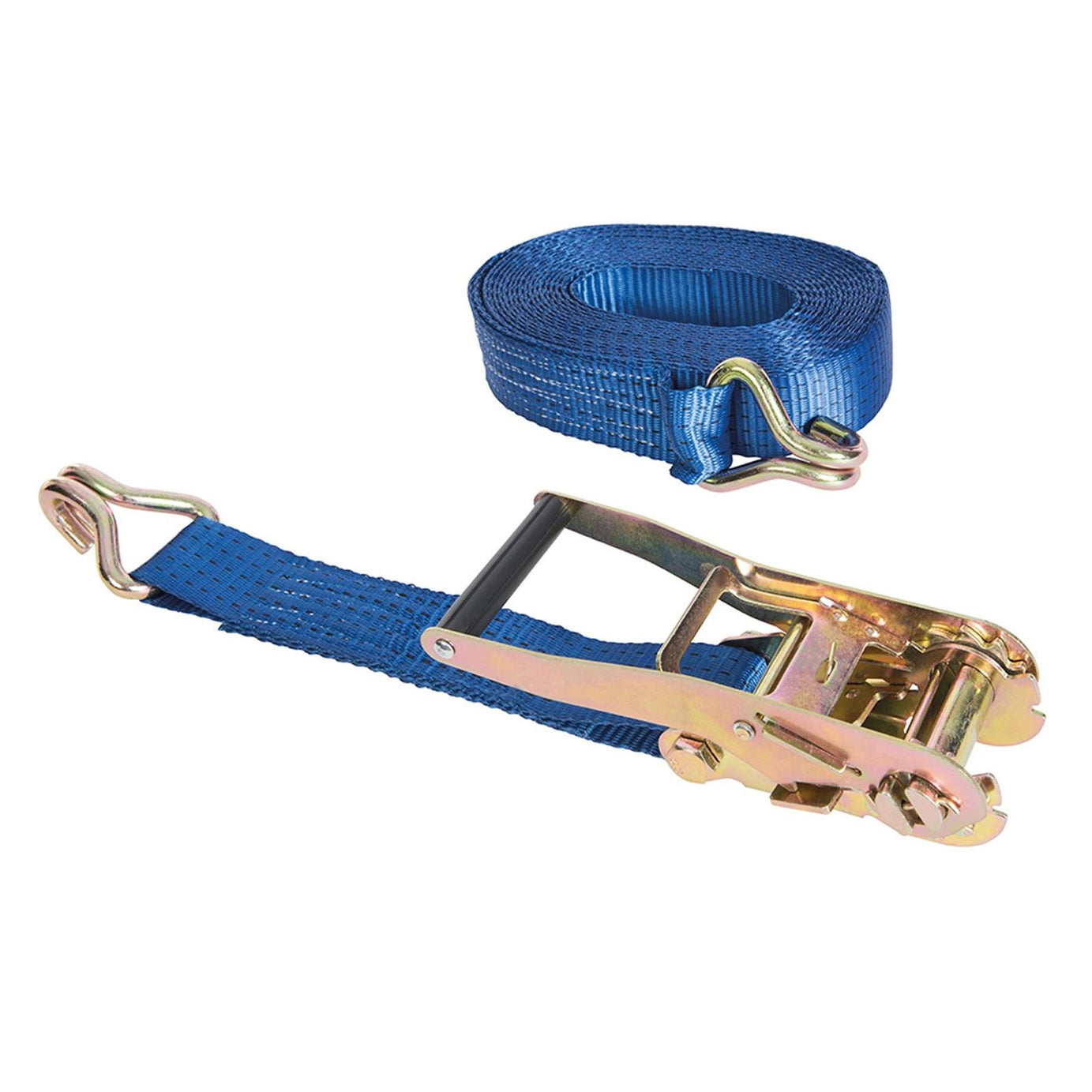 Ratchet Tie Down Strap J-Hook 8M X 50mm Rated 1700Kg Capacity 4750Kg