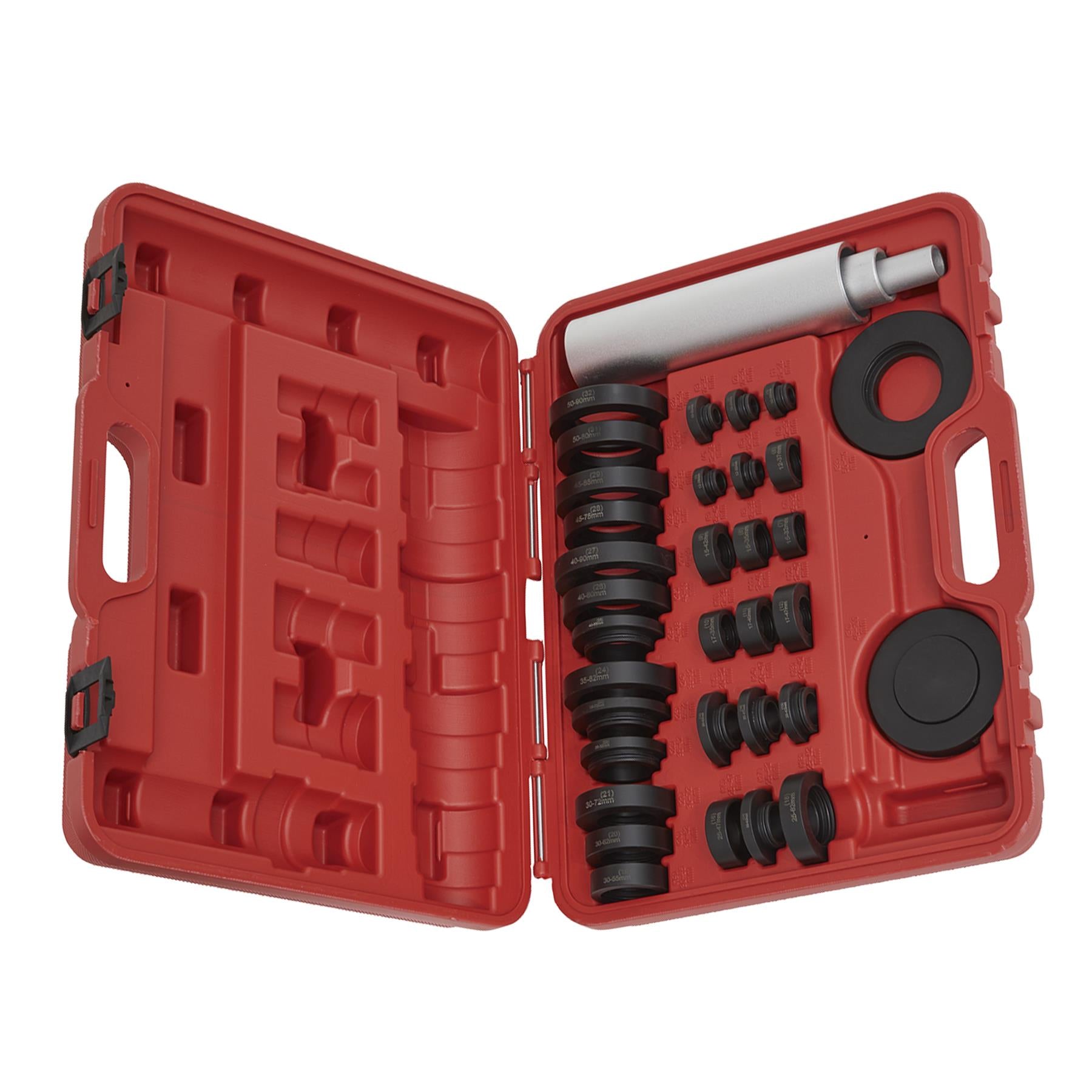 Sealey Bearing & Seal Installation Kit 37pc Lightweight Storage Case