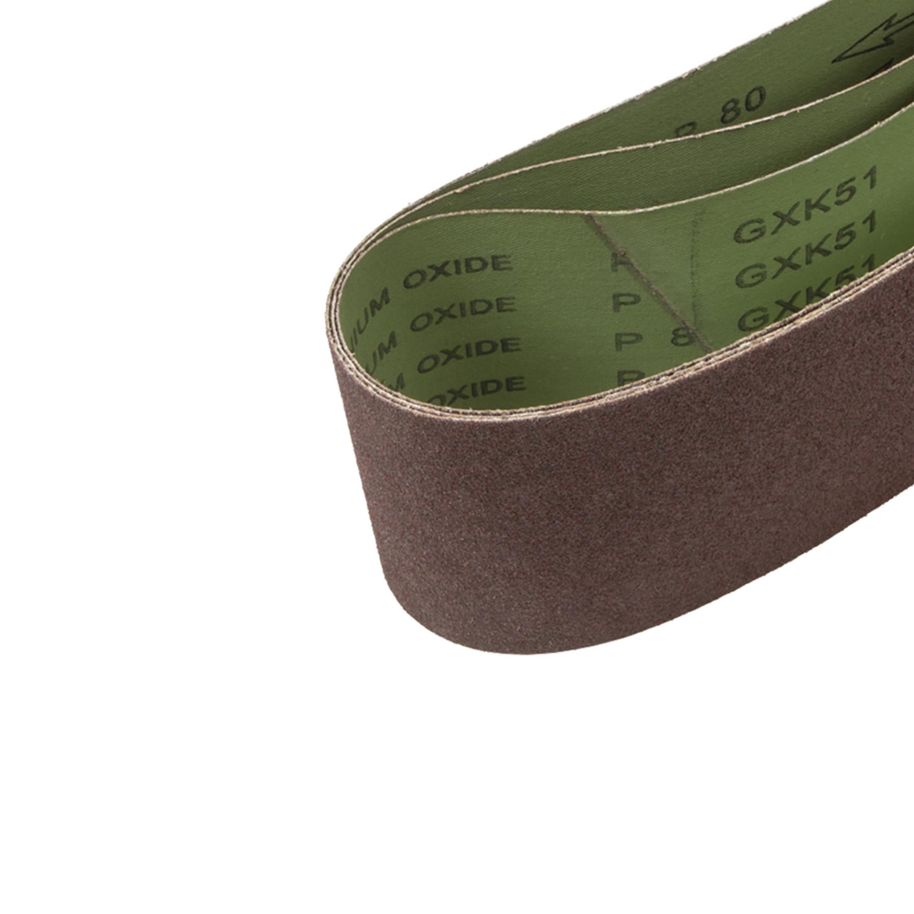 Sealey Sanding Belt 100 x 610mm 80Grit - Pack of 3