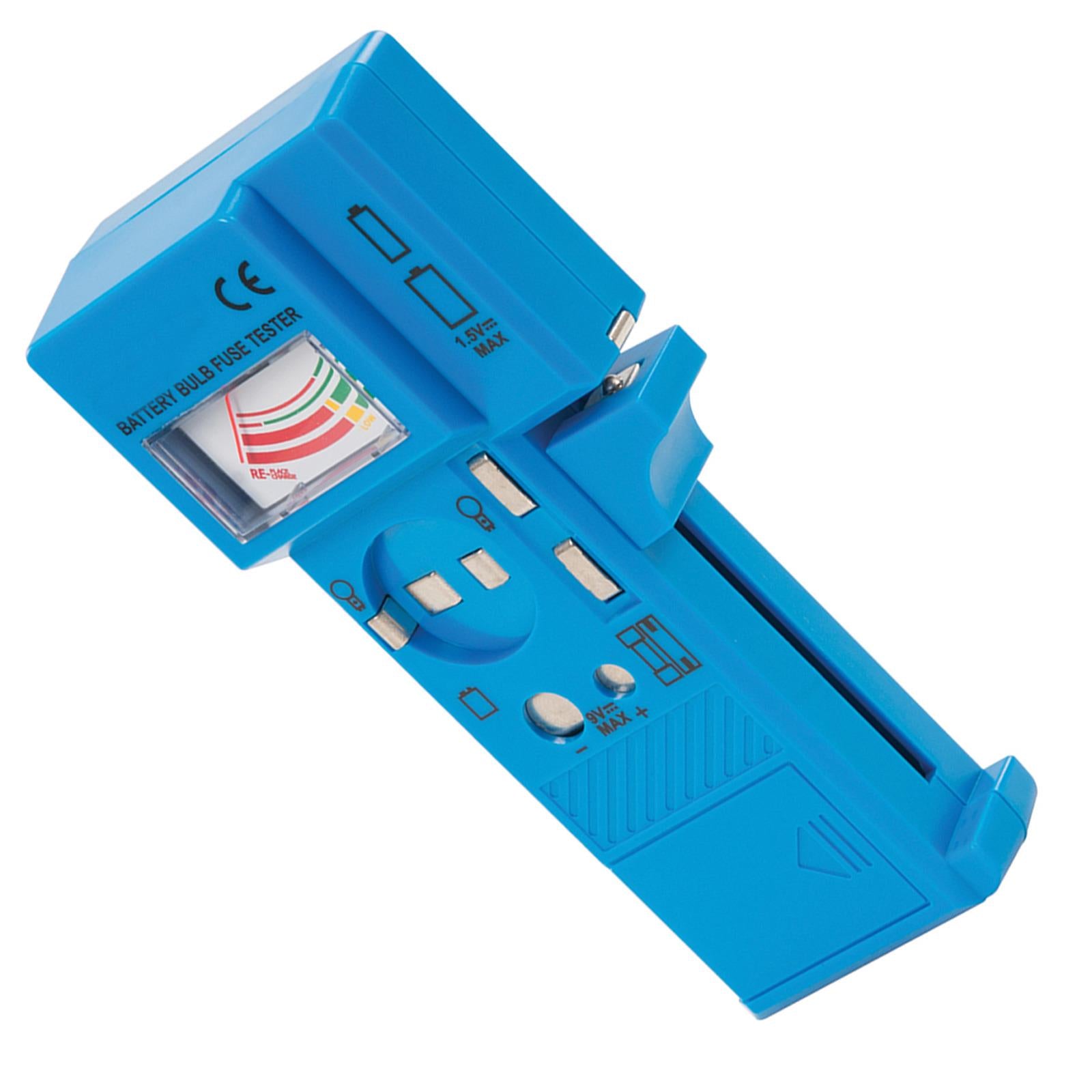 Tester Bulb 1.5V - 9V Fuse & Battery Checks Power Level Of 1.5V & 9V Batteries