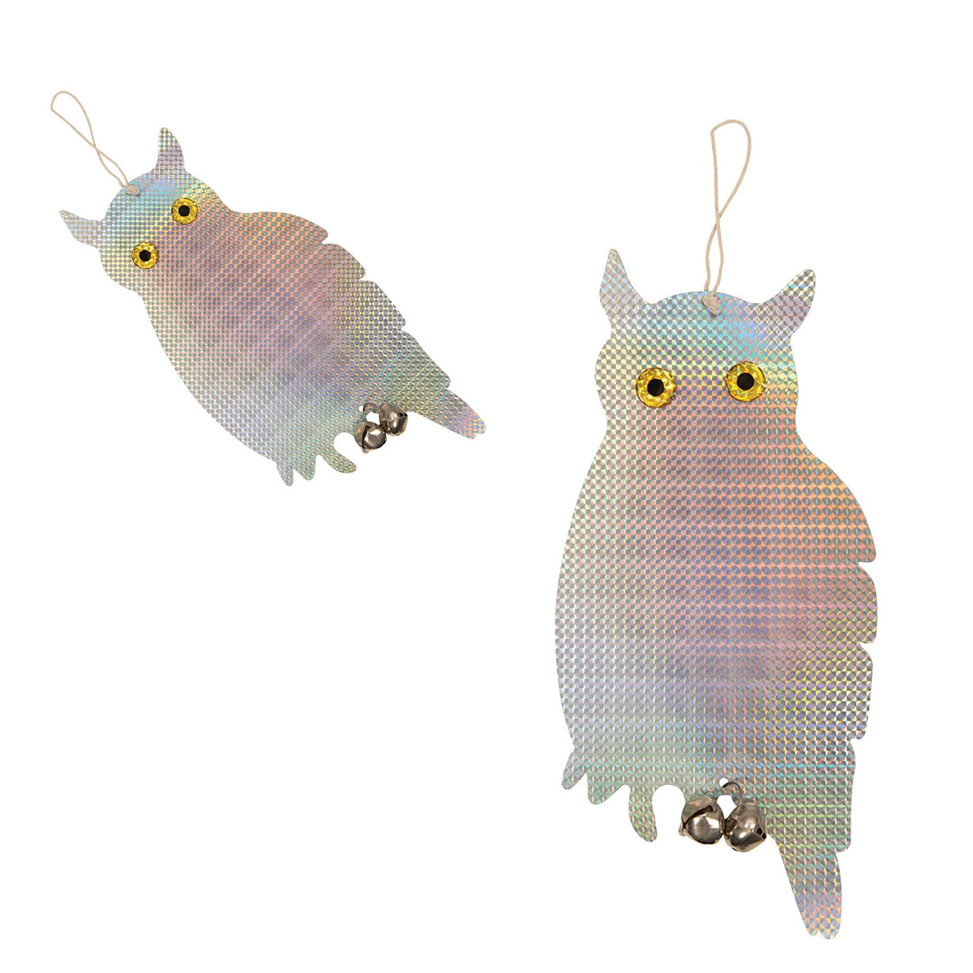 Bird Repellent Owls 4pk 200 X 410mm Durable Uv-resistant Plastic Owl