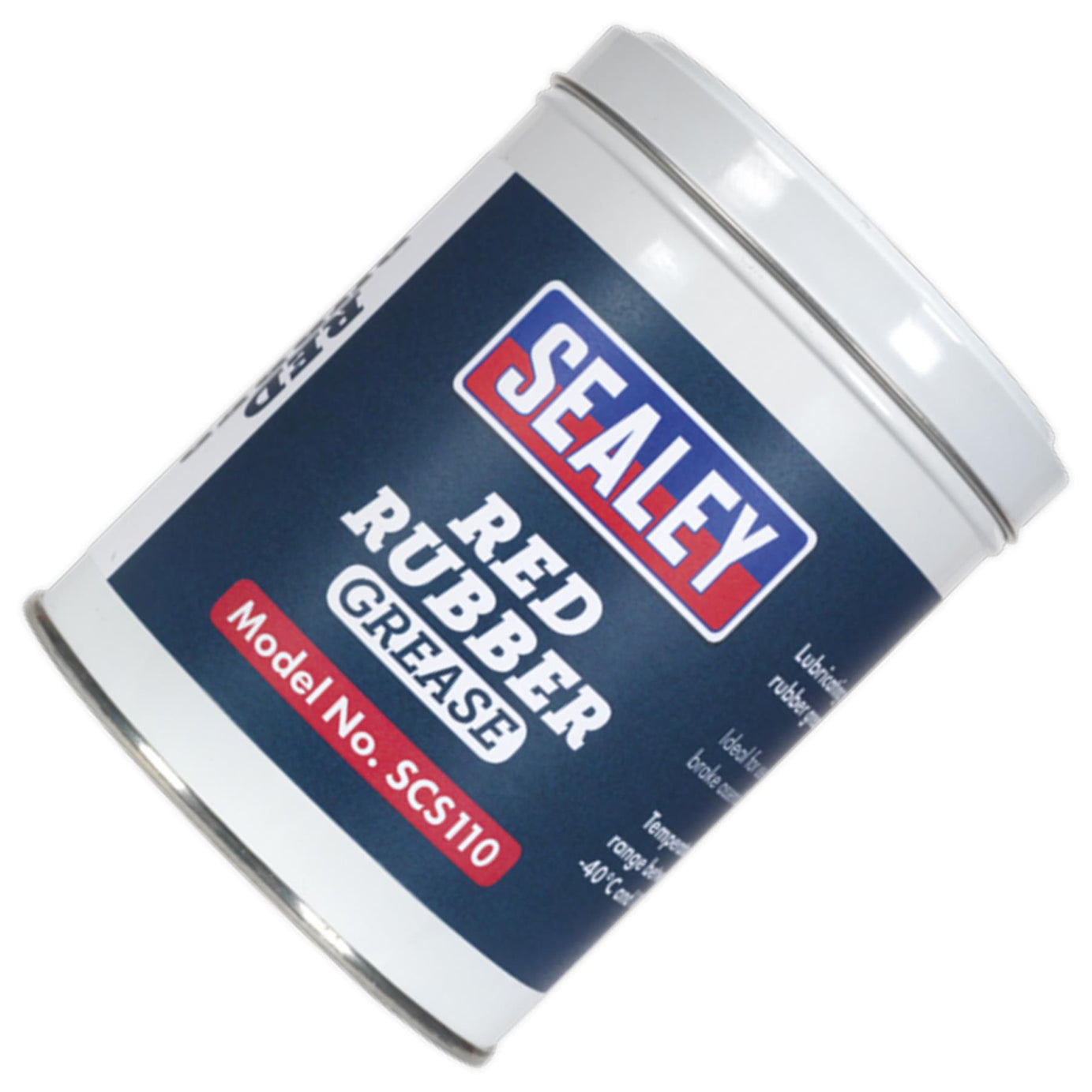 Sealey Red Rubber Grease 500g Tin