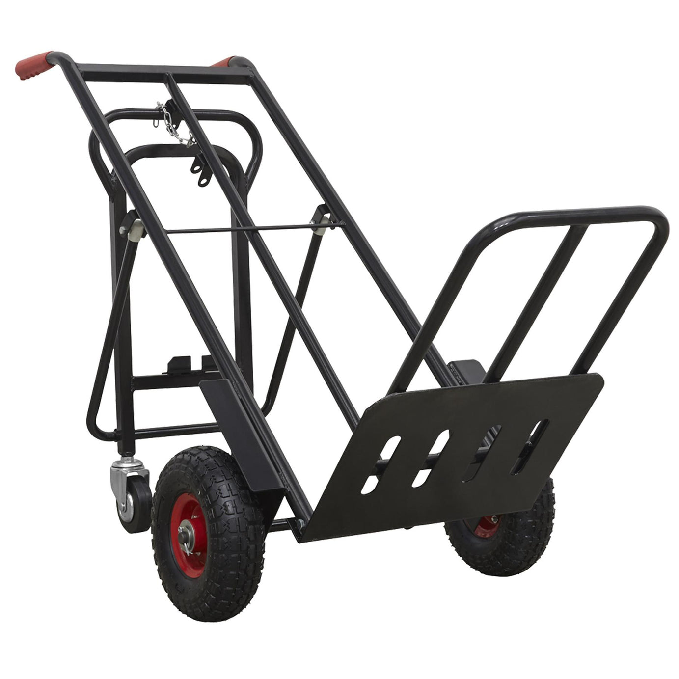 Sealey Heavy-Duty 3-in-1 Sack Truck with PU Tyres 300kg Capacity