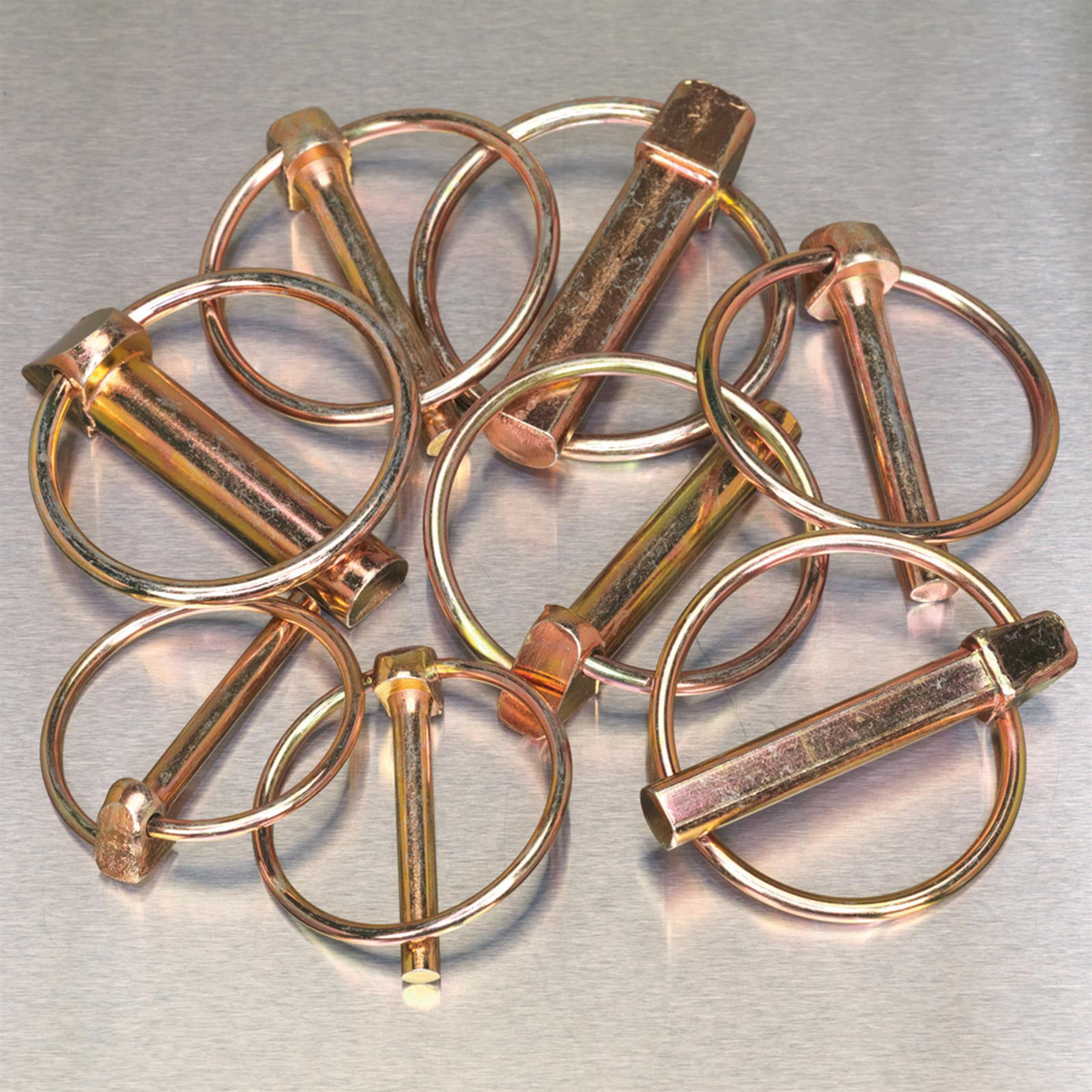 Sealey 50pc Lynch Pin ( Linchpin ) Locking Pin Clip Assortment Set Metric