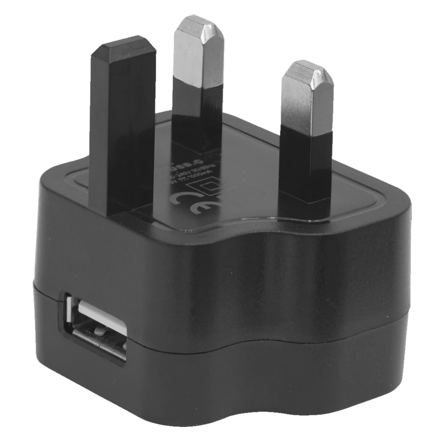 Sealey USB Mains Charger 5V-1A Black Electrical Plugs & Sockets