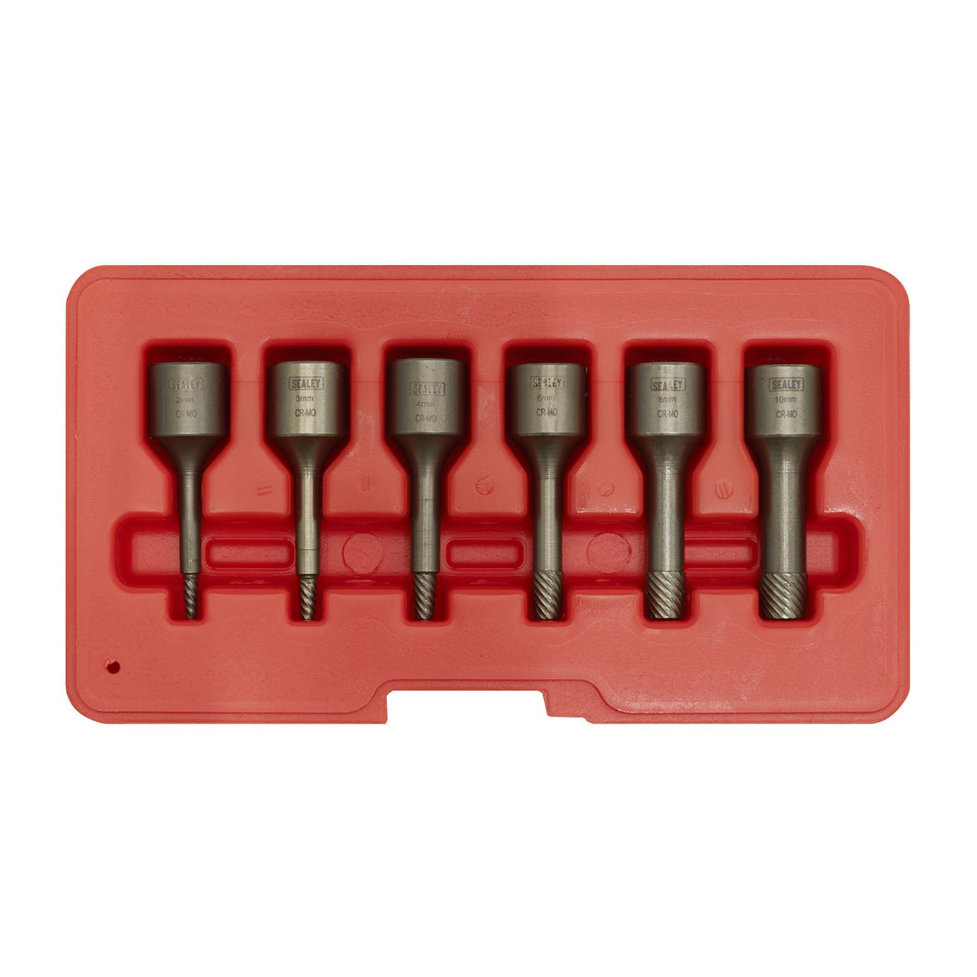 Sealey Screw Extractor Set 6pc 3/8"Sq Drive